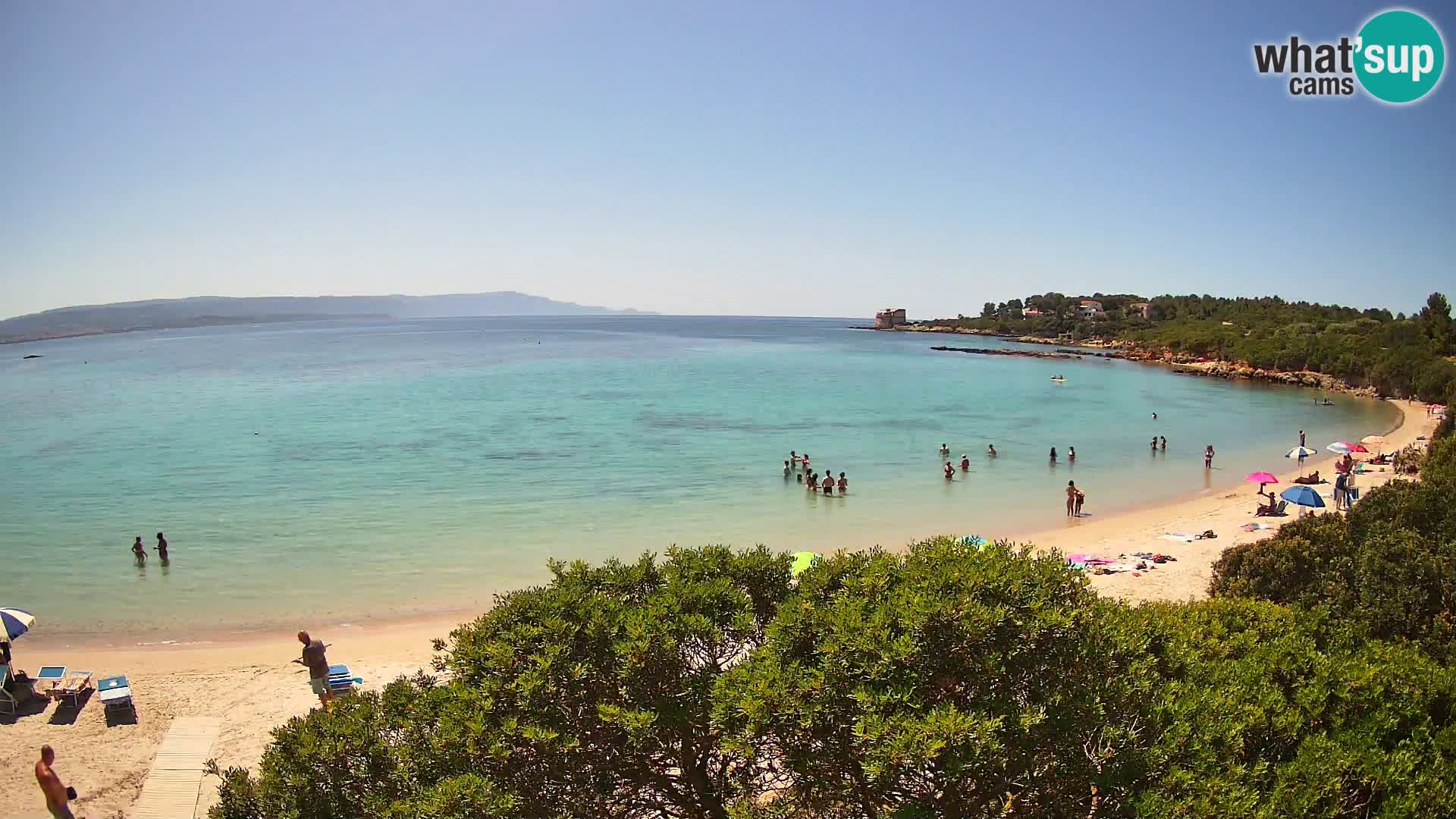 Webcam Lazzaretto Strand | Alghero | Sardinien