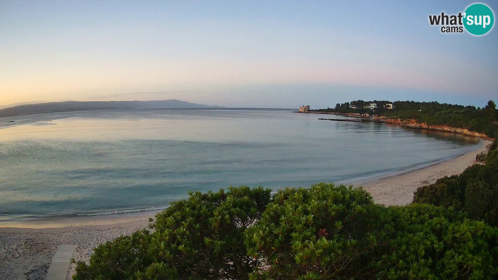 Kamera plaža Lazzaretto | Alghero | Sardinija