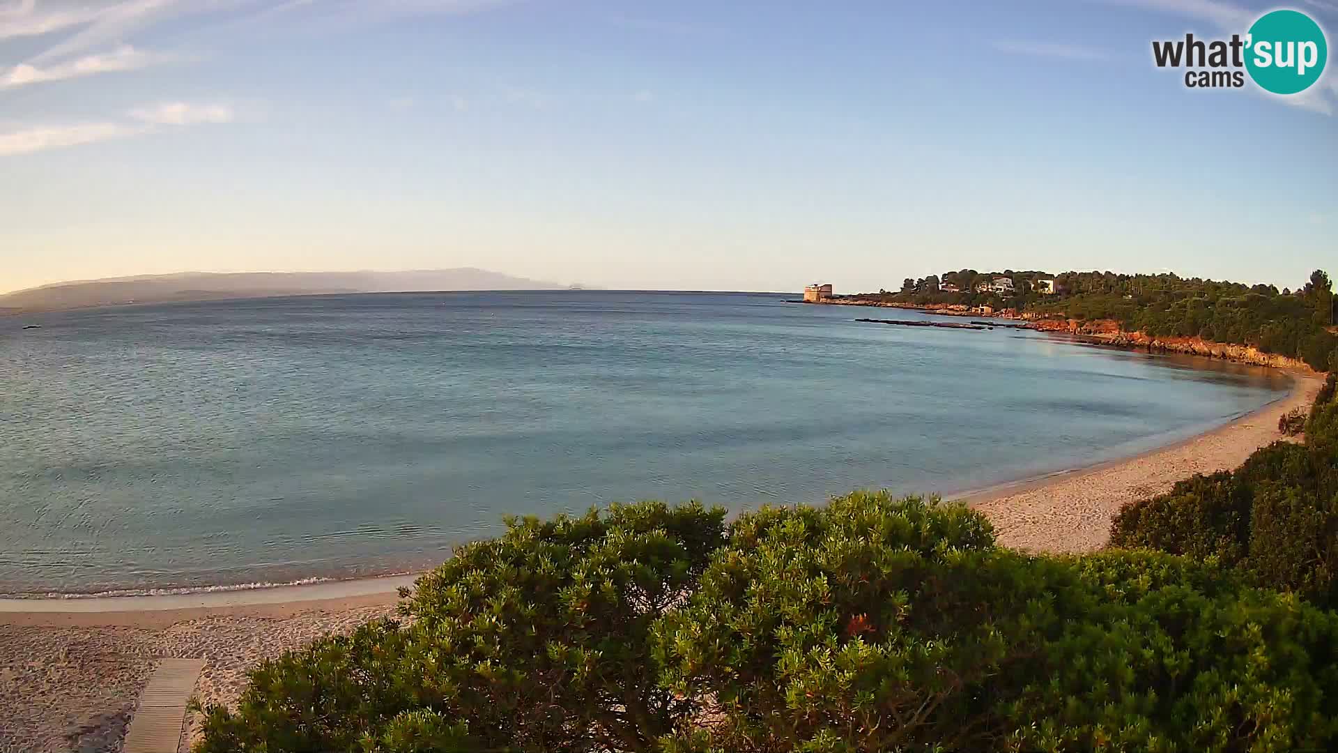 Webcam Lazzaretto Strand | Alghero | Sardinien
