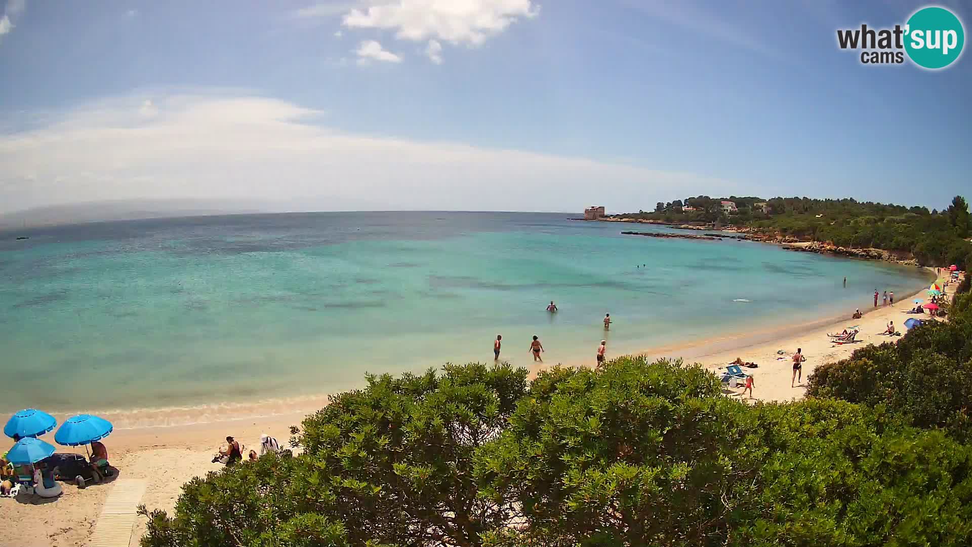 Webcam spiaggia Lazzaretto | Alghero | Sardegna