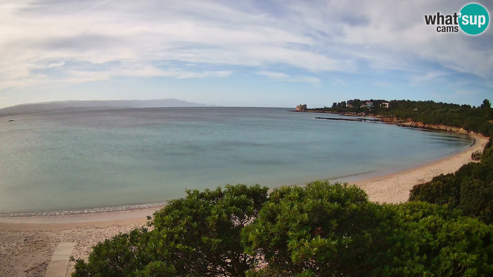 Kamera plaža Lazzaretto | Alghero | Sardinija