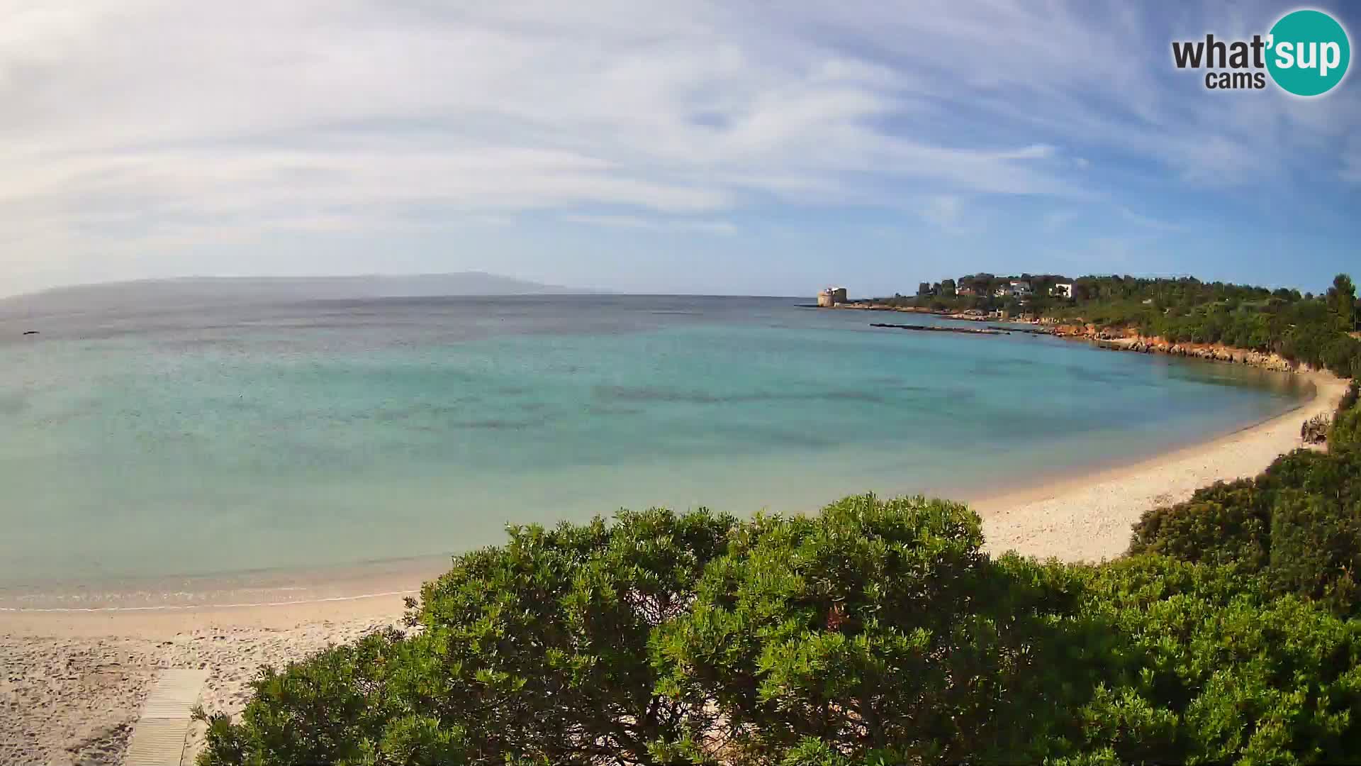 Kamera plaža Lazzaretto | Alghero | Sardinija