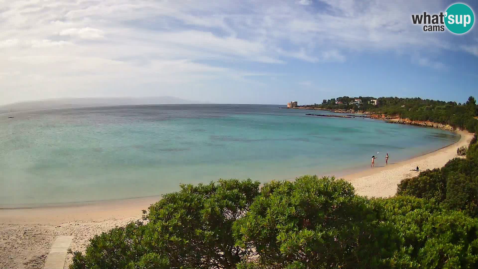 Webcam Lazzaretto beach | Alghero | Sardinia