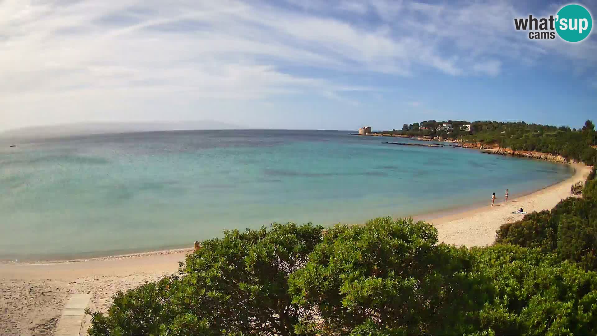 Webcam spiaggia Lazzaretto | Alghero | Sardegna