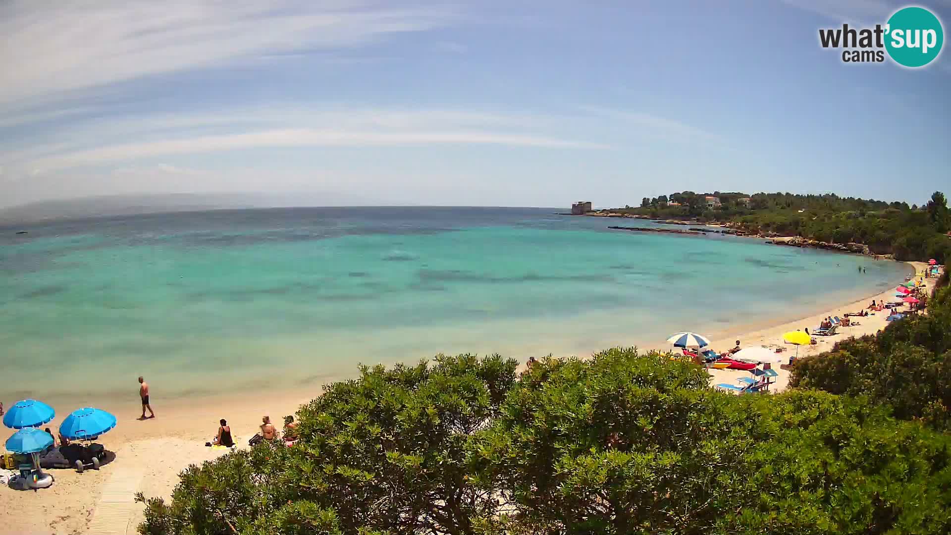 Webcam spiaggia Lazzaretto | Alghero | Sardegna
