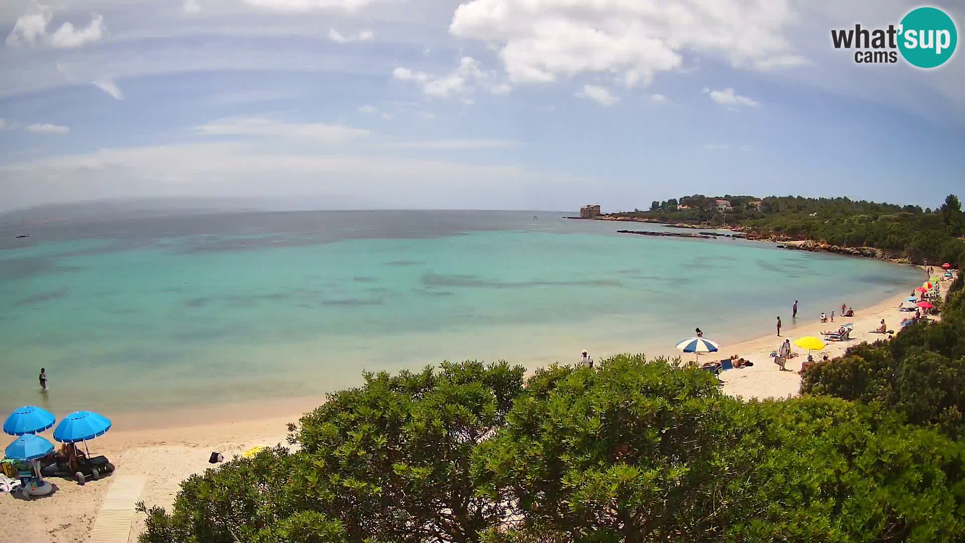 Webcam Lazzaretto beach | Alghero | Sardinia