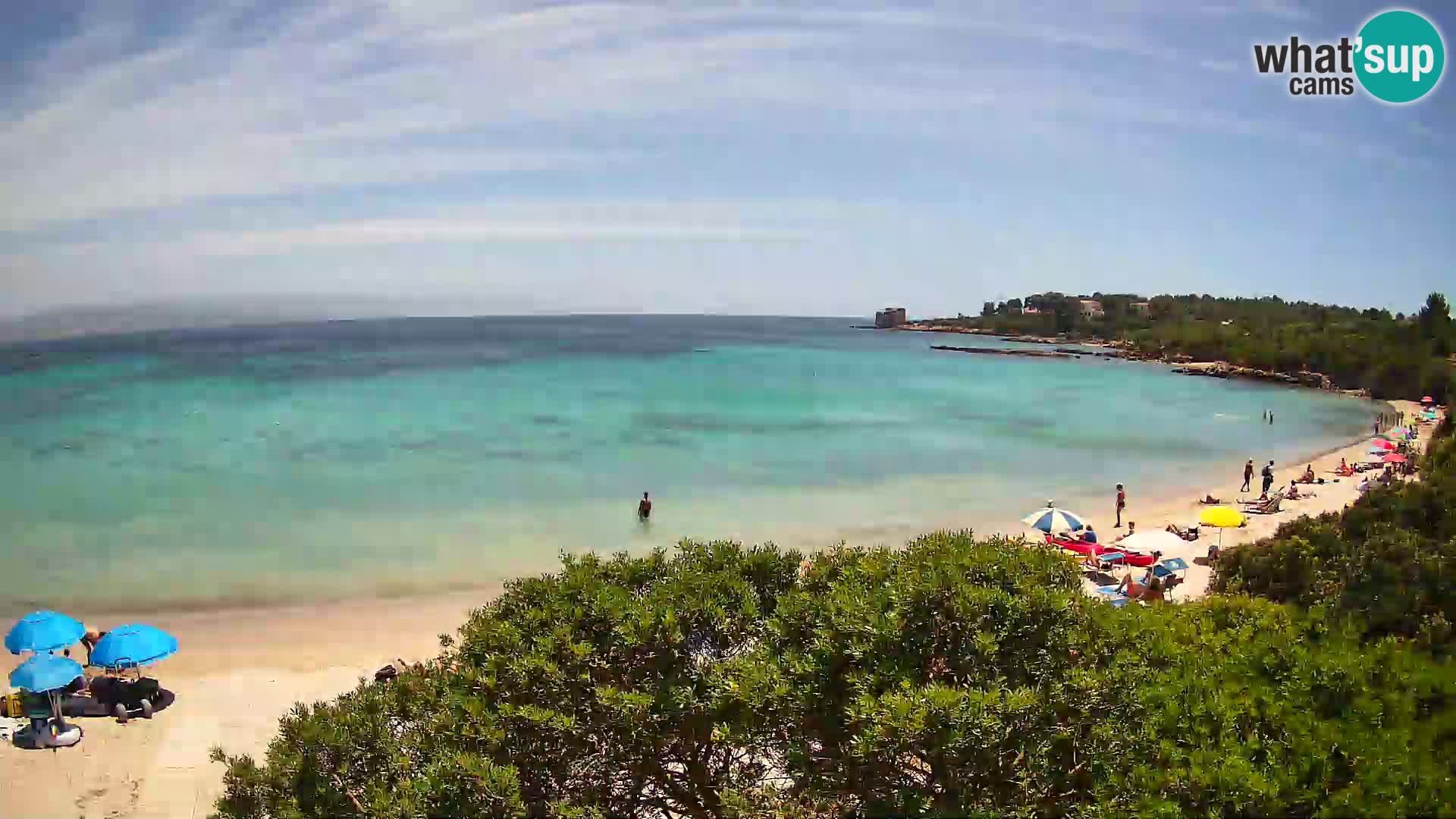 Kamera plaža Lazzaretto | Alghero | Sardinija