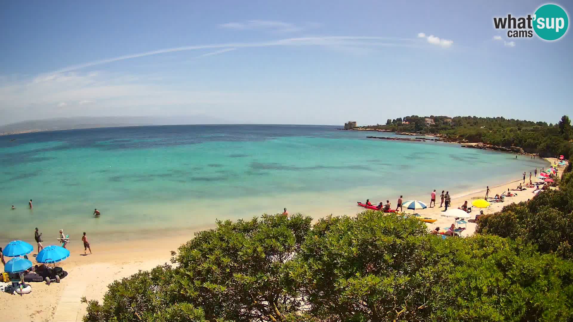 Webcam Lazzaretto beach | Alghero | Sardinia
