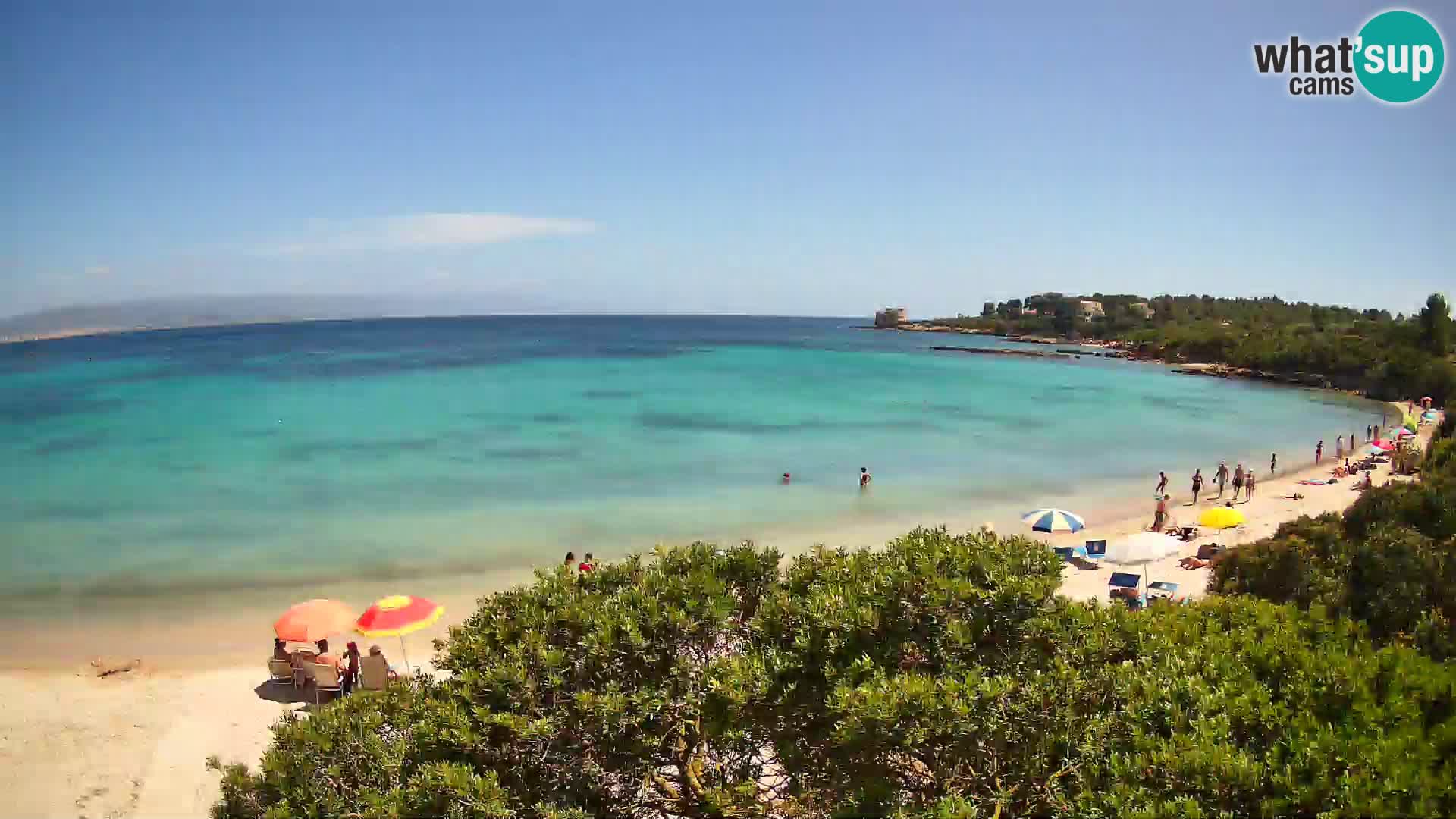 Webcam spiaggia Lazzaretto | Alghero | Sardegna