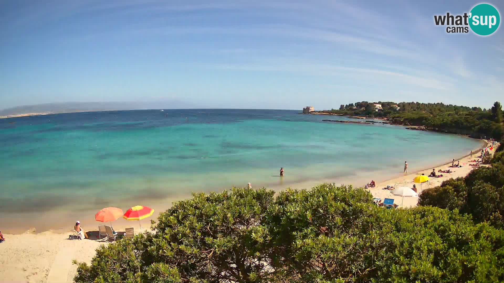Webcam spiaggia Lazzaretto | Alghero | Sardegna