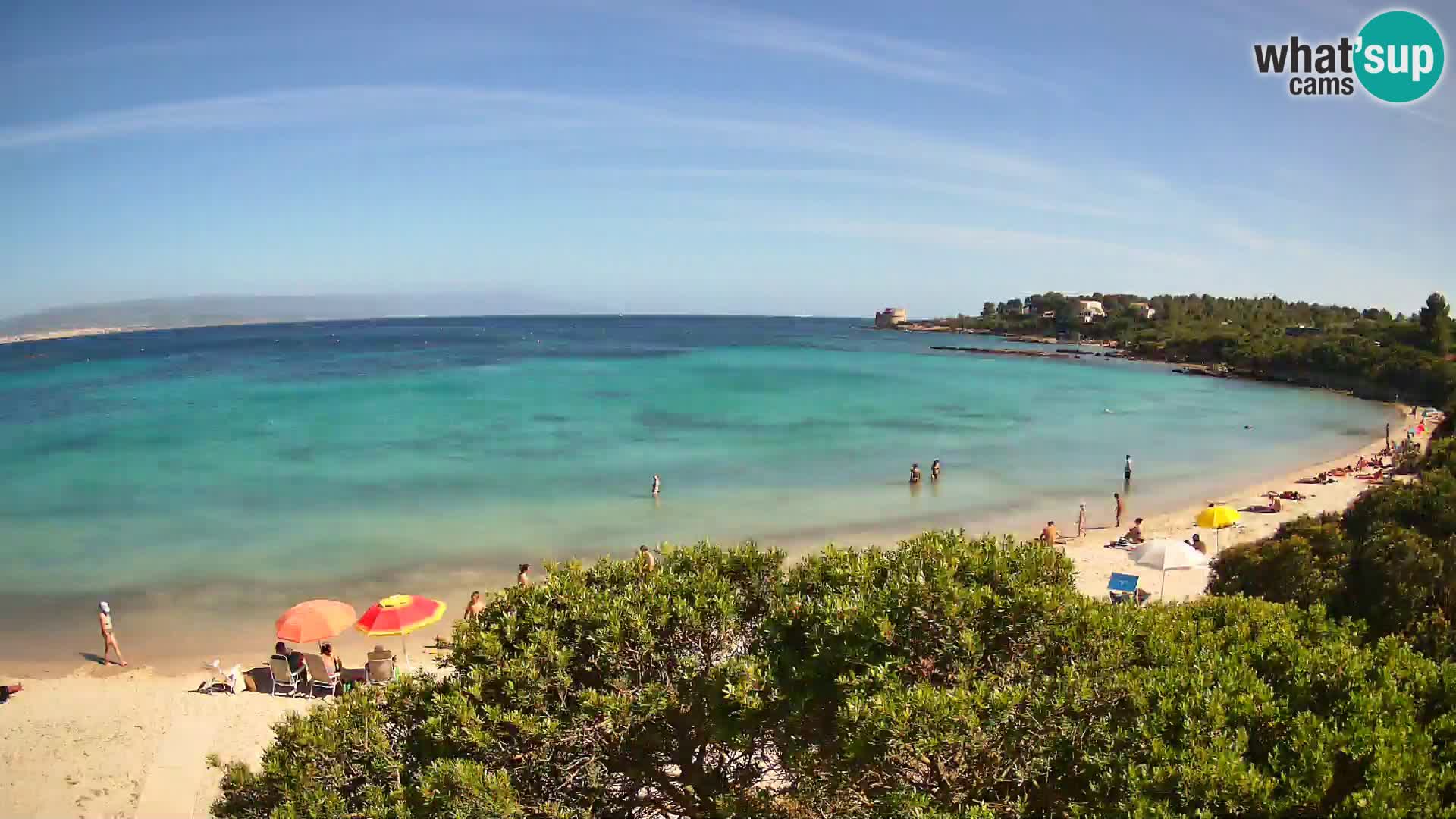 Webcam spiaggia Lazzaretto | Alghero | Sardegna