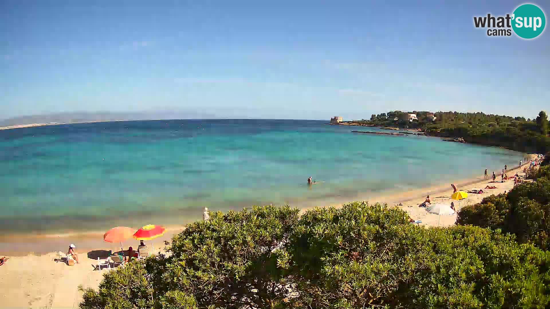 Webcam spiaggia Lazzaretto | Alghero | Sardegna