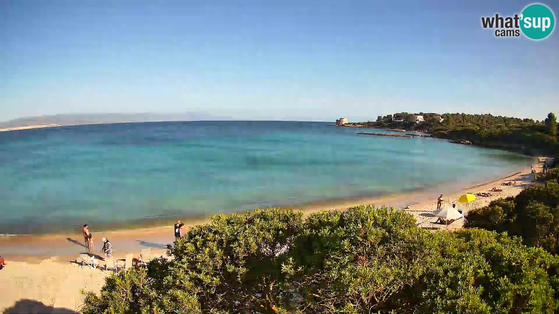 Webcam Lazzaretto beach | Alghero | Sardinia