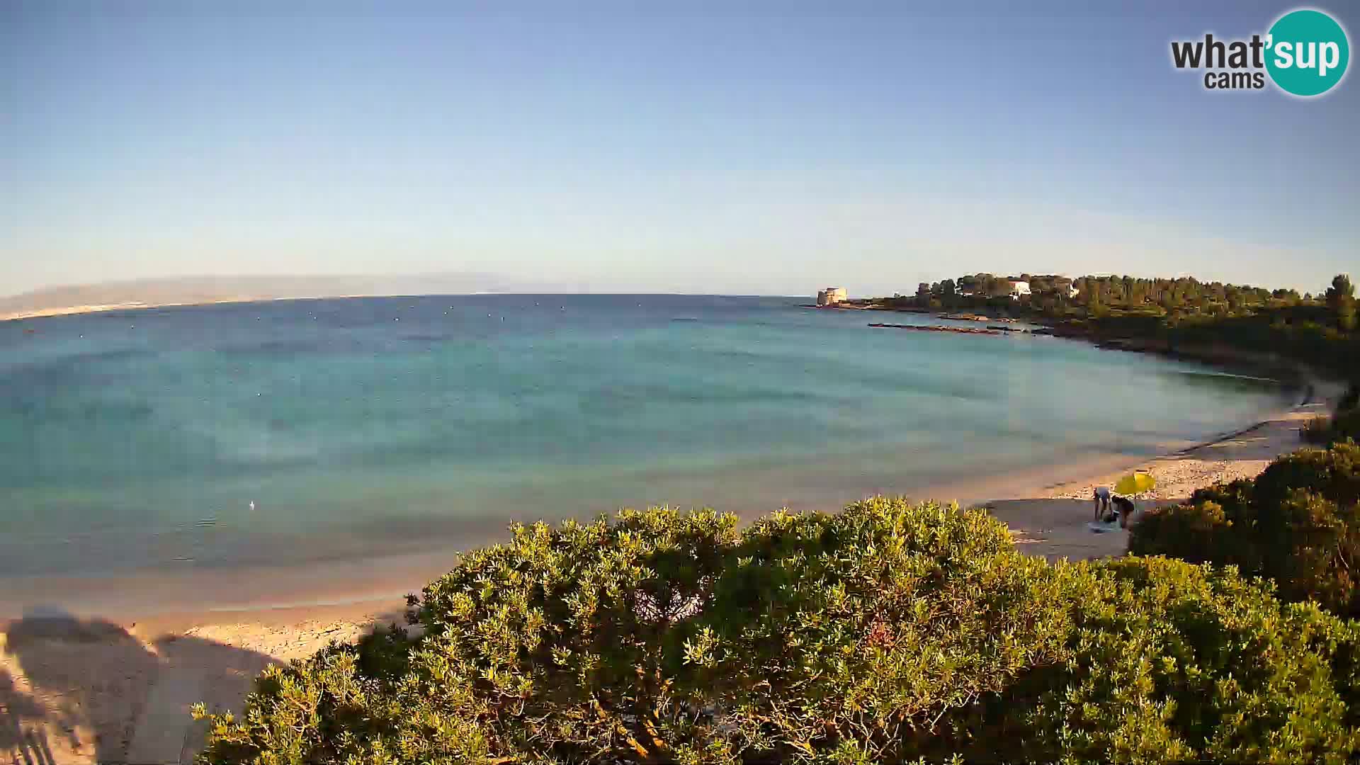 Webcam Lazzaretto Strand | Alghero | Sardinien