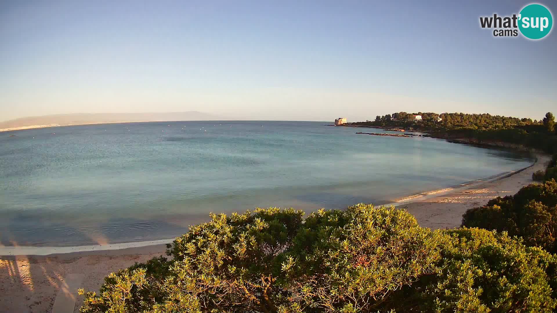 Webcam Lazzaretto Strand | Alghero | Sardinien