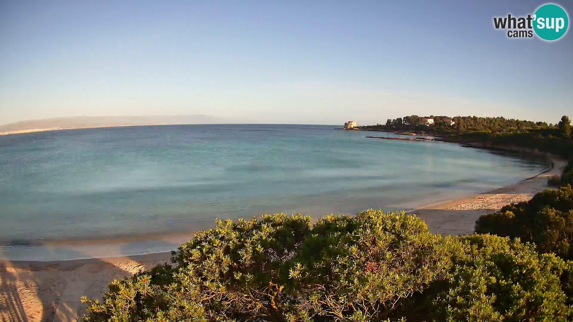 Webcam Lazzaretto Strand | Alghero | Sardinien