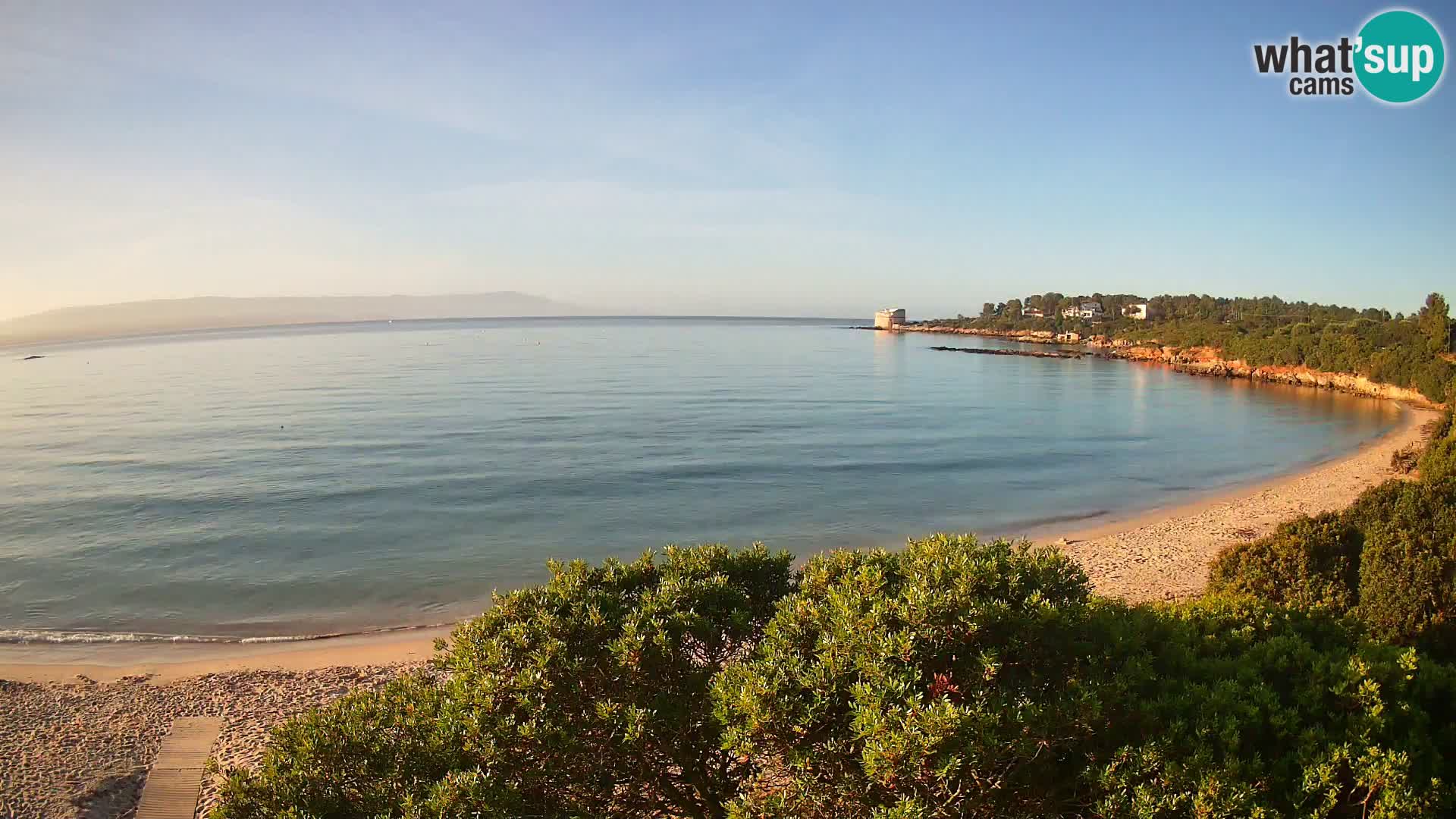 Webcam Lazzaretto Strand | Alghero | Sardinien