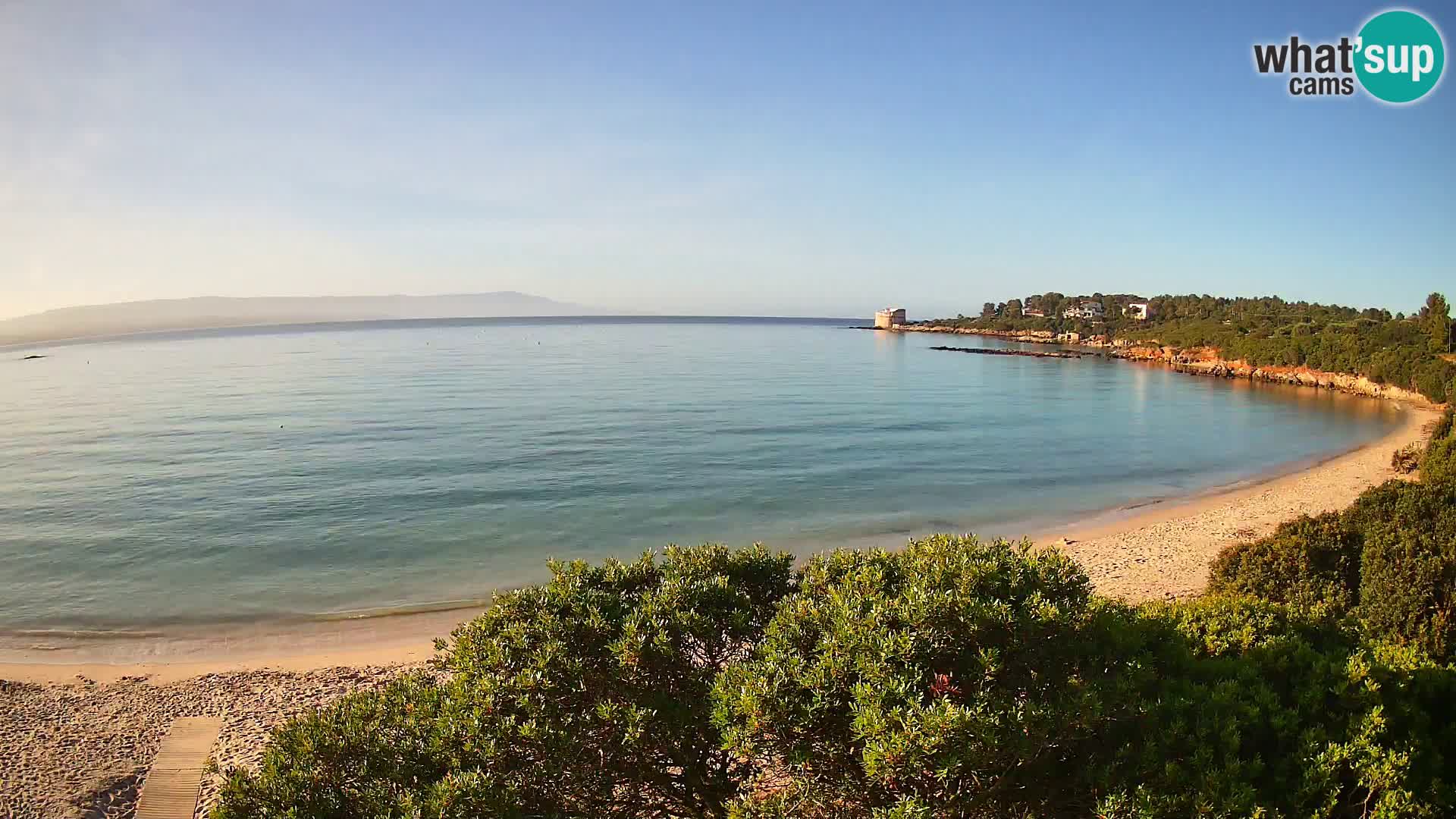 Webcam Lazzaretto beach | Alghero | Sardinia