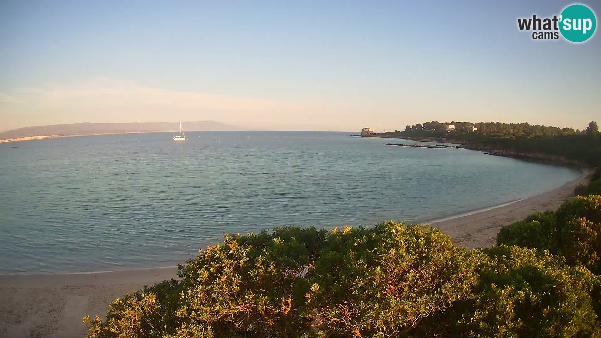 Webcam Lazzaretto Strand | Alghero | Sardinien