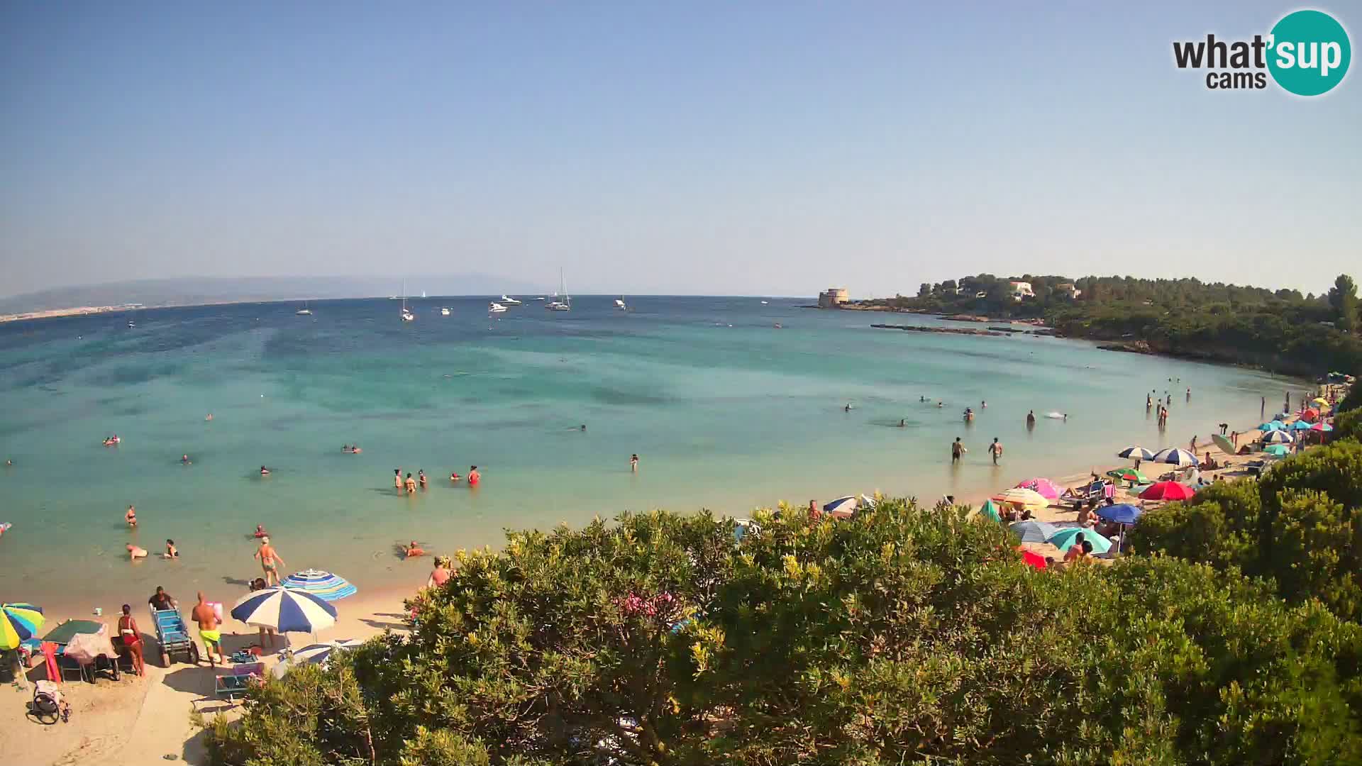 Web kamera plaža Lazzaretto | Alghero | Sardinija