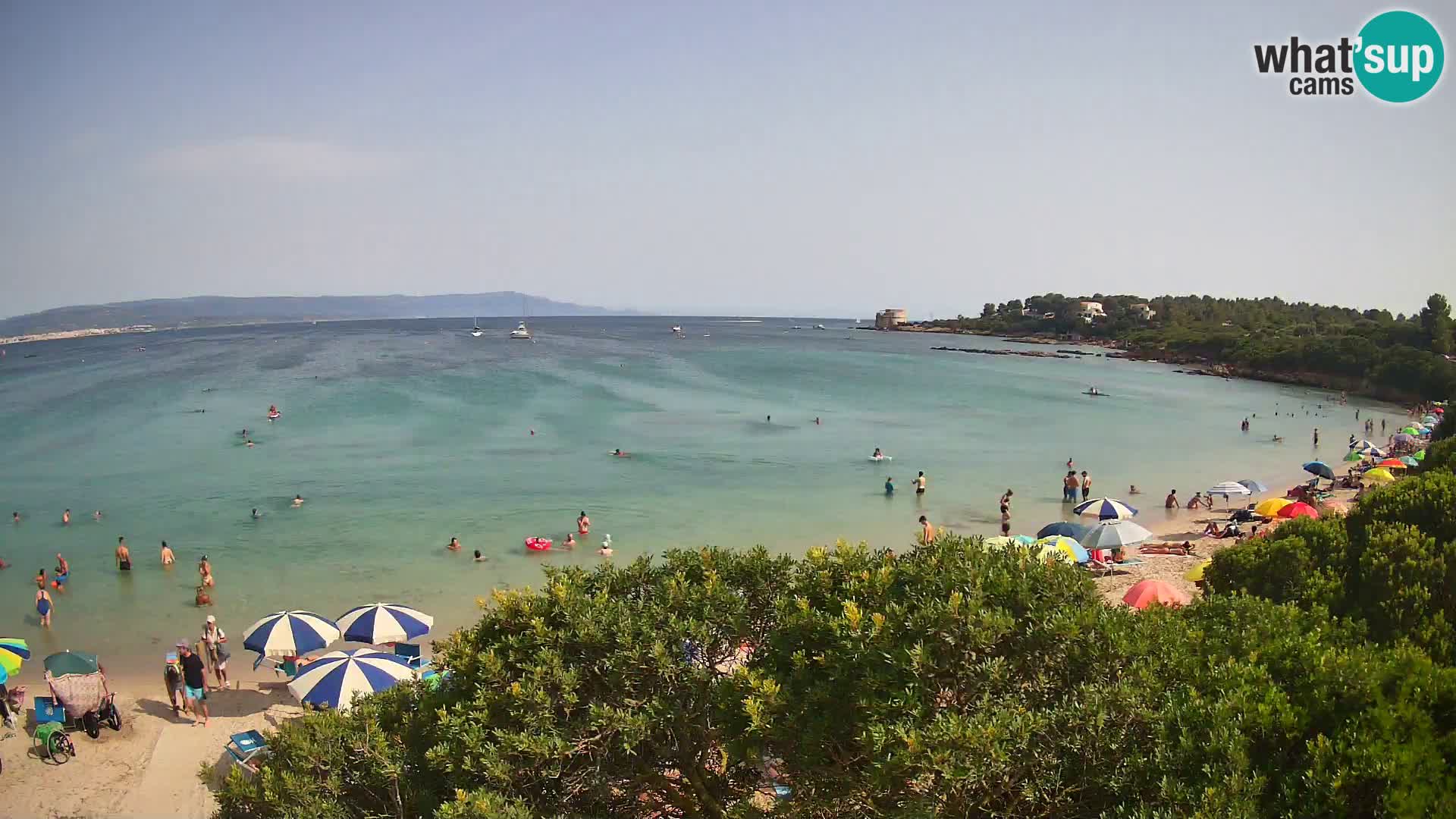 Web kamera plaža Lazzaretto | Alghero | Sardinija