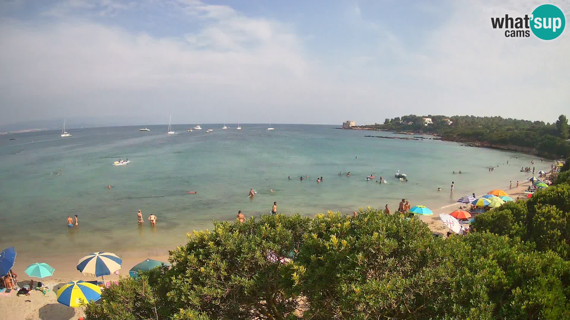 Webcam Lazzaretto beach | Alghero | Sardinia