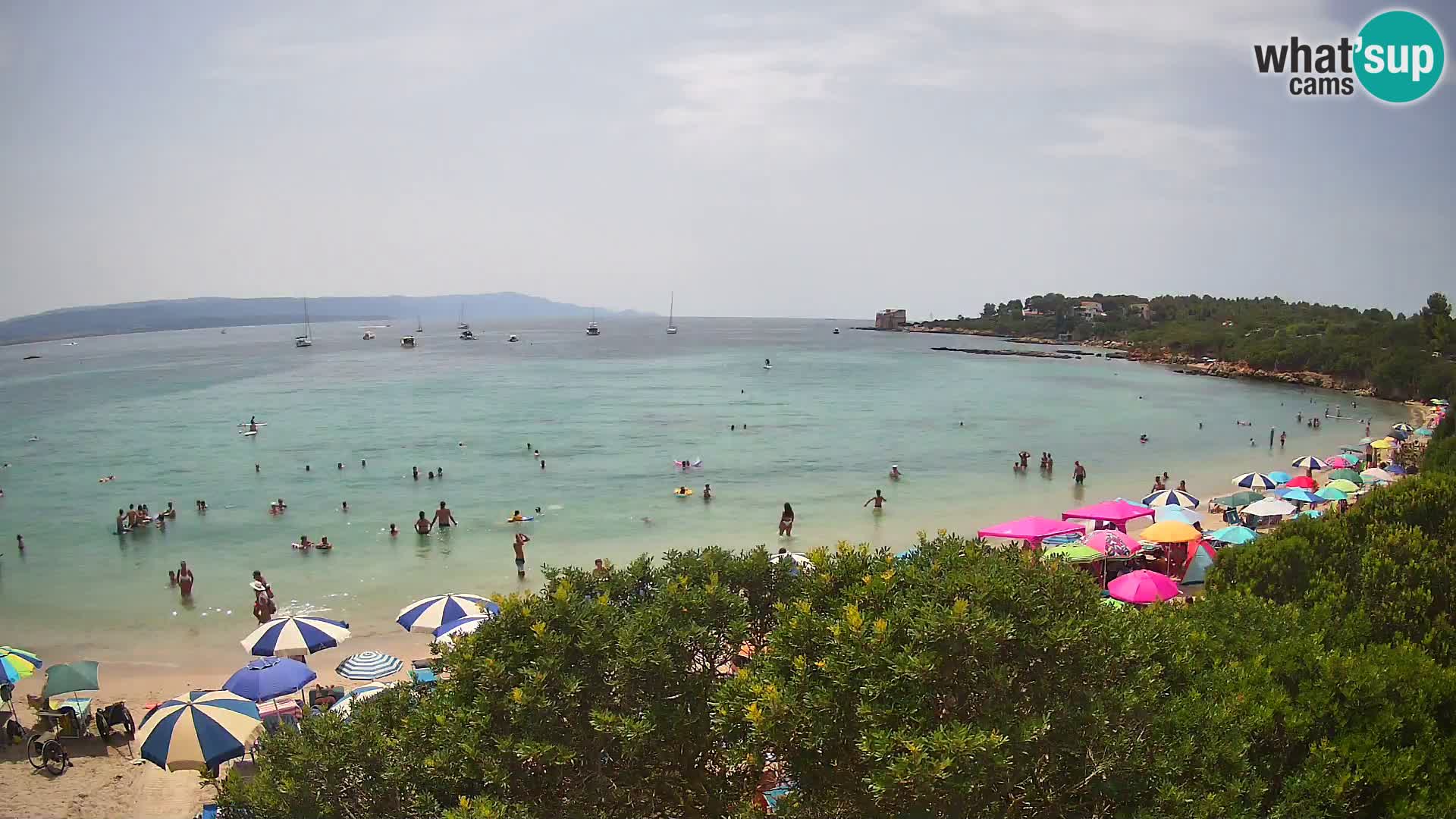 Kamera plaža Lazzaretto | Alghero | Sardinija