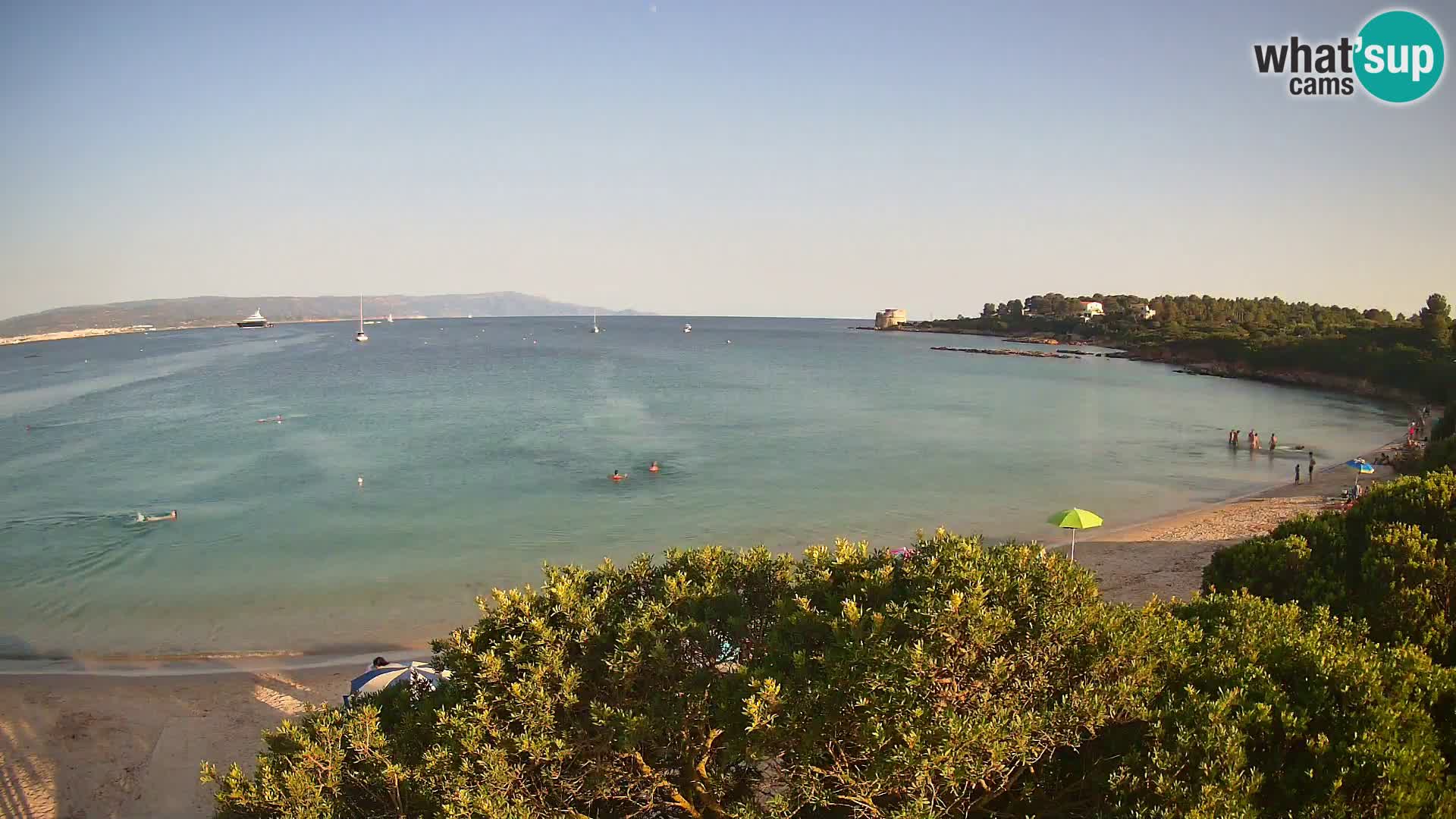 Webcam spiaggia Lazzaretto | Alghero | Sardegna