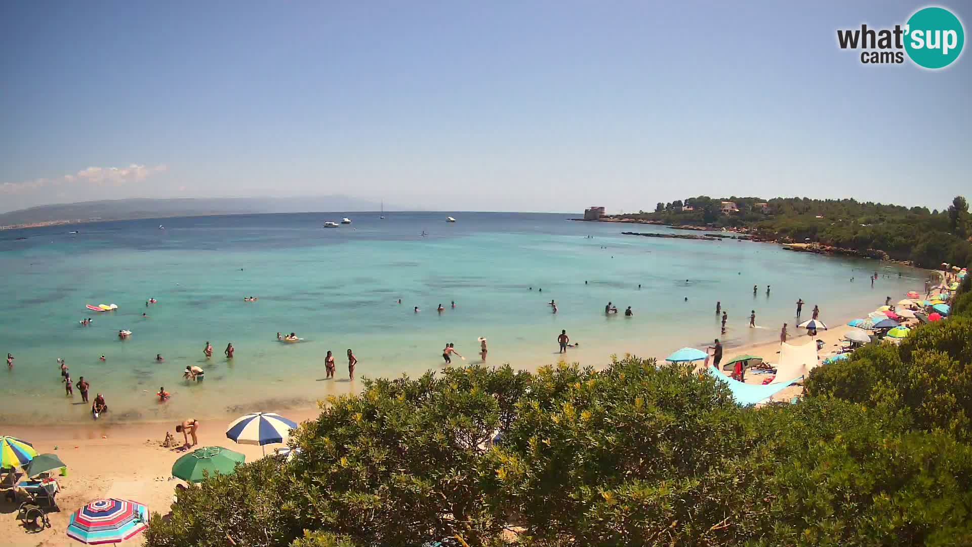 Webcam Lazzaretto beach | Alghero | Sardinia