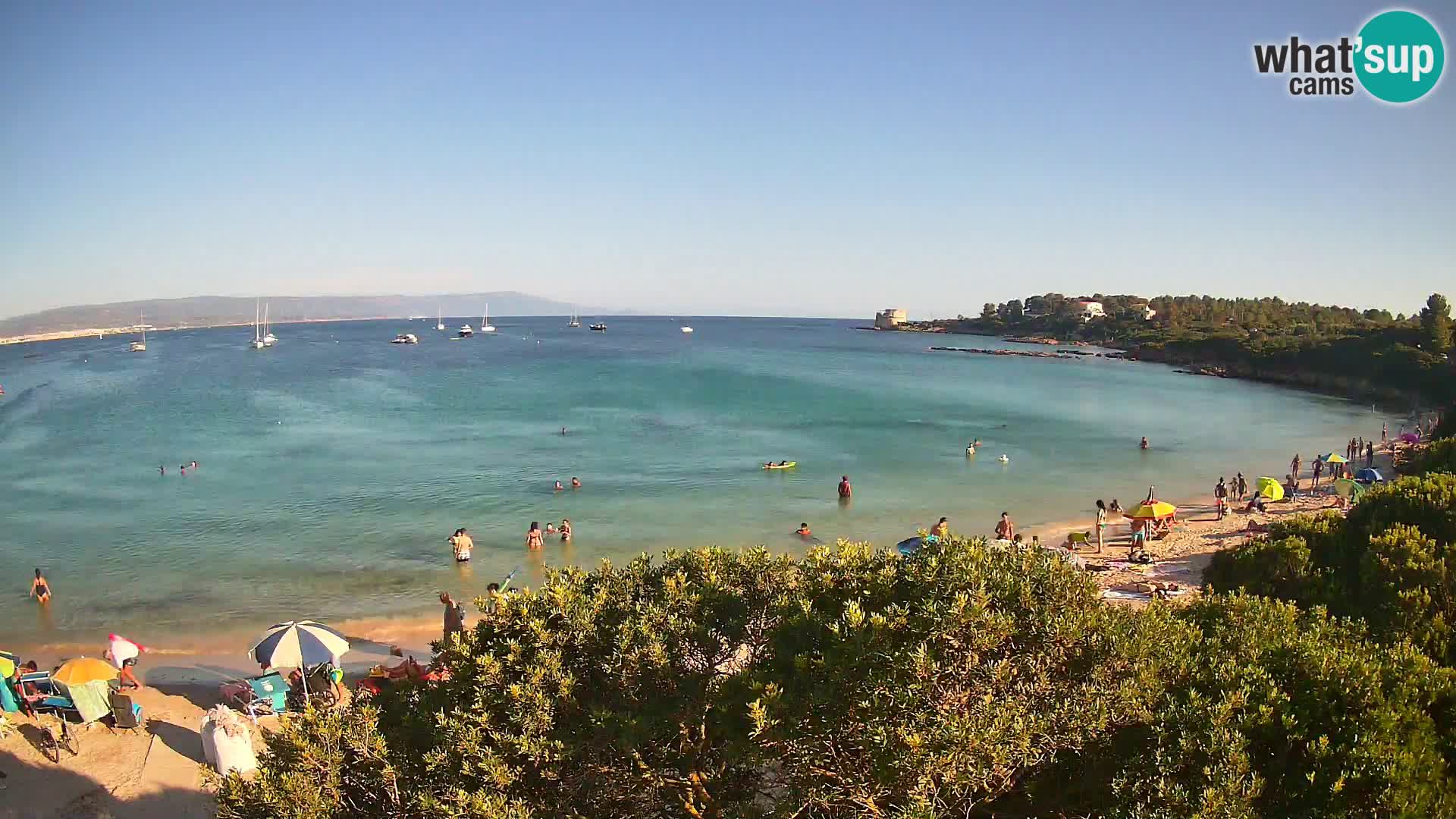 Webcam Lazzaretto beach | Alghero | Sardinia
