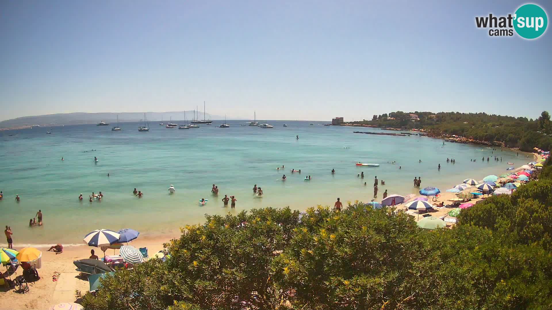 Webcam Lazzaretto beach | Alghero | Sardinia
