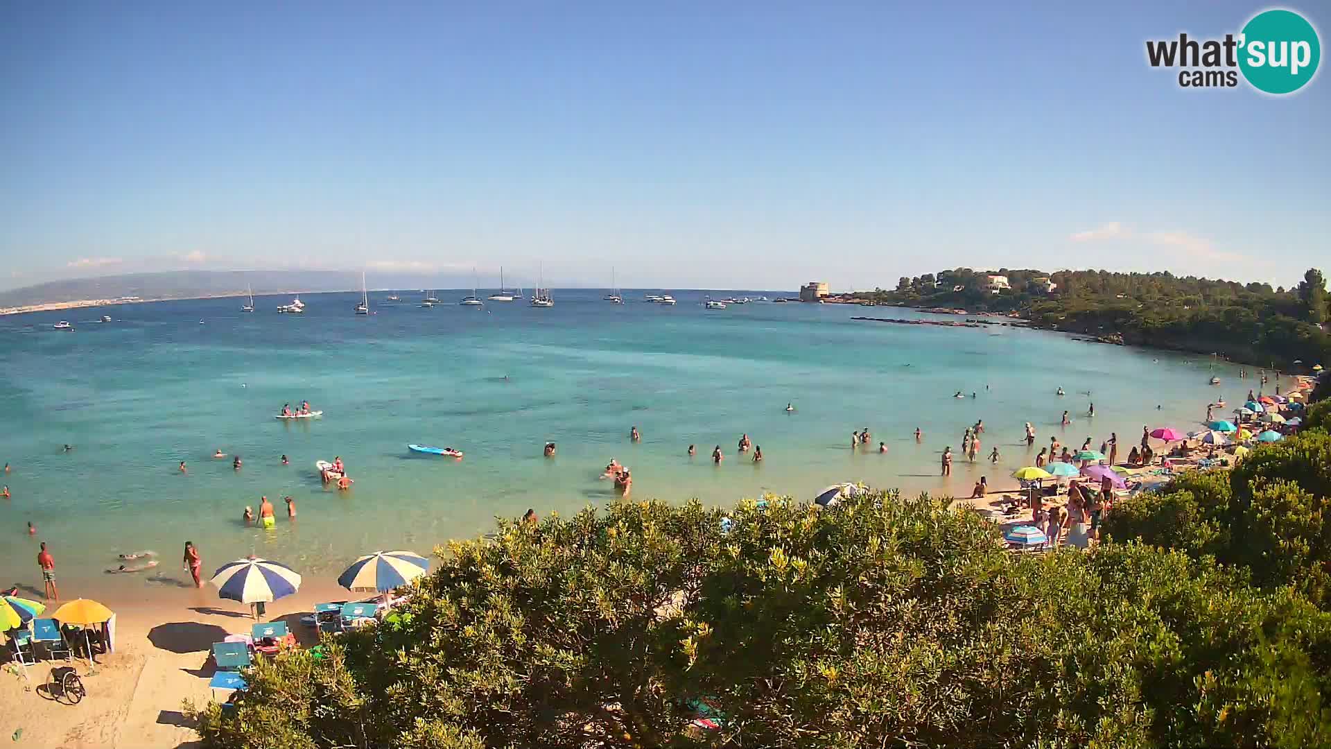 Webcam spiaggia Lazzaretto | Alghero | Sardegna