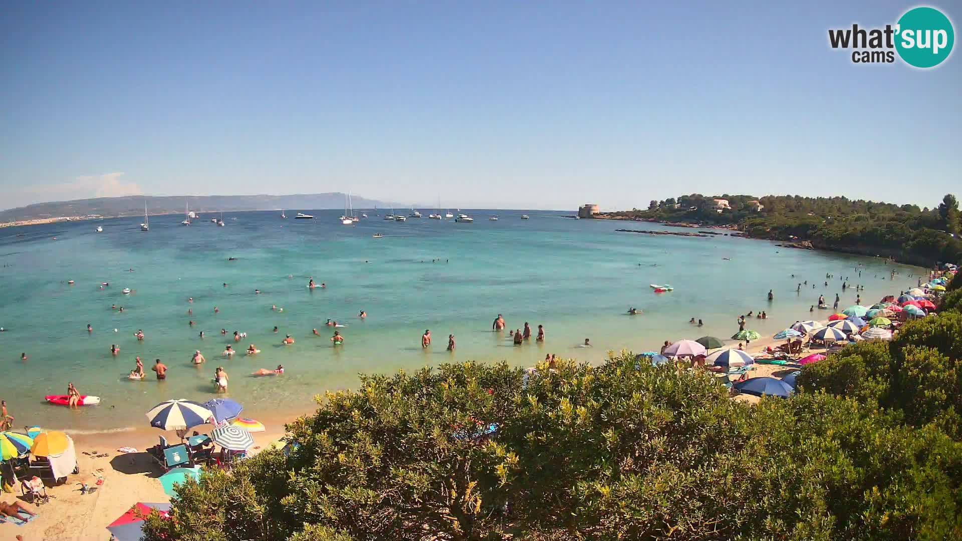 Webcam Lazzaretto beach | Alghero | Sardinia