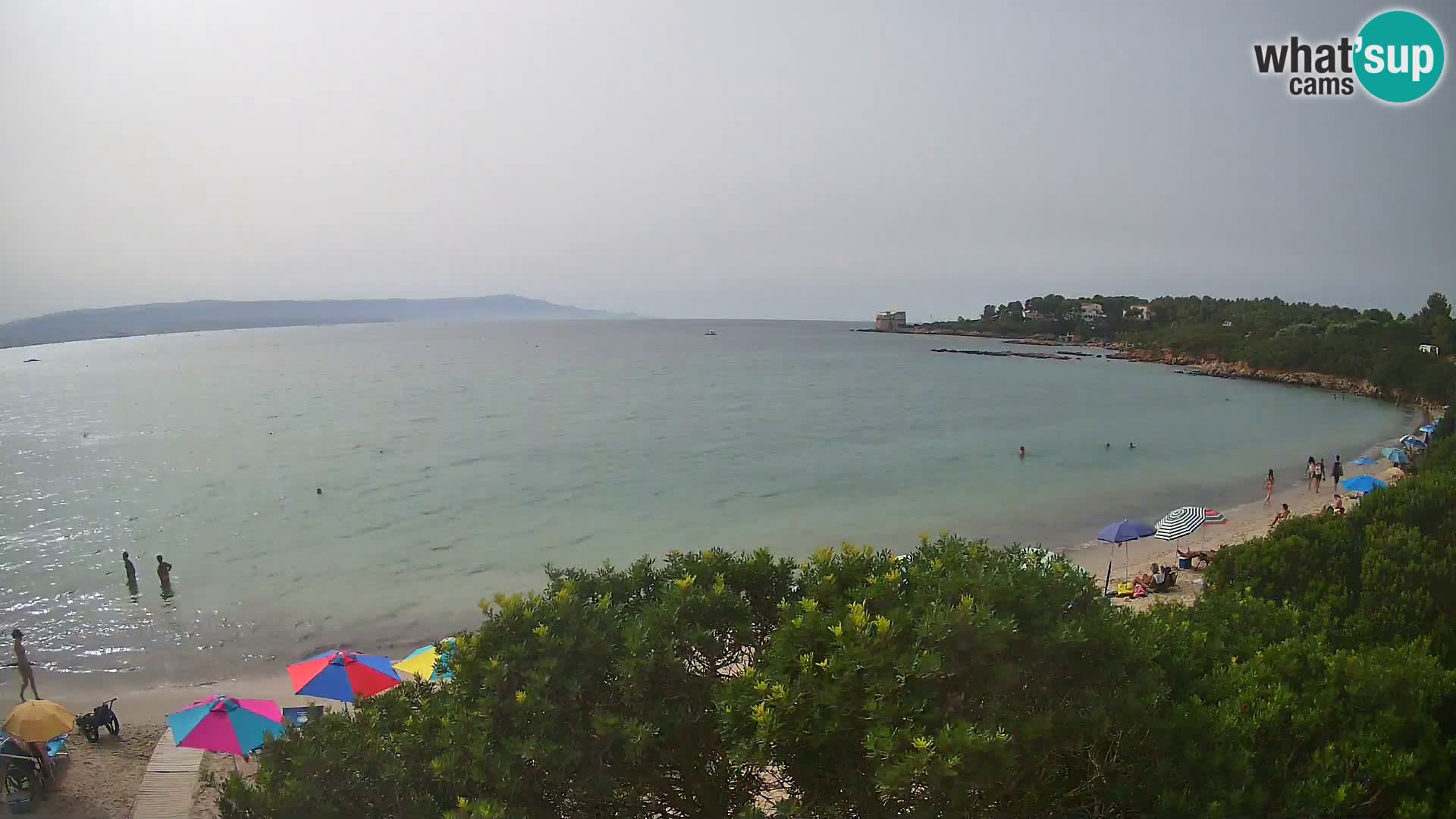 Kamera plaža Lazzaretto | Alghero | Sardinija