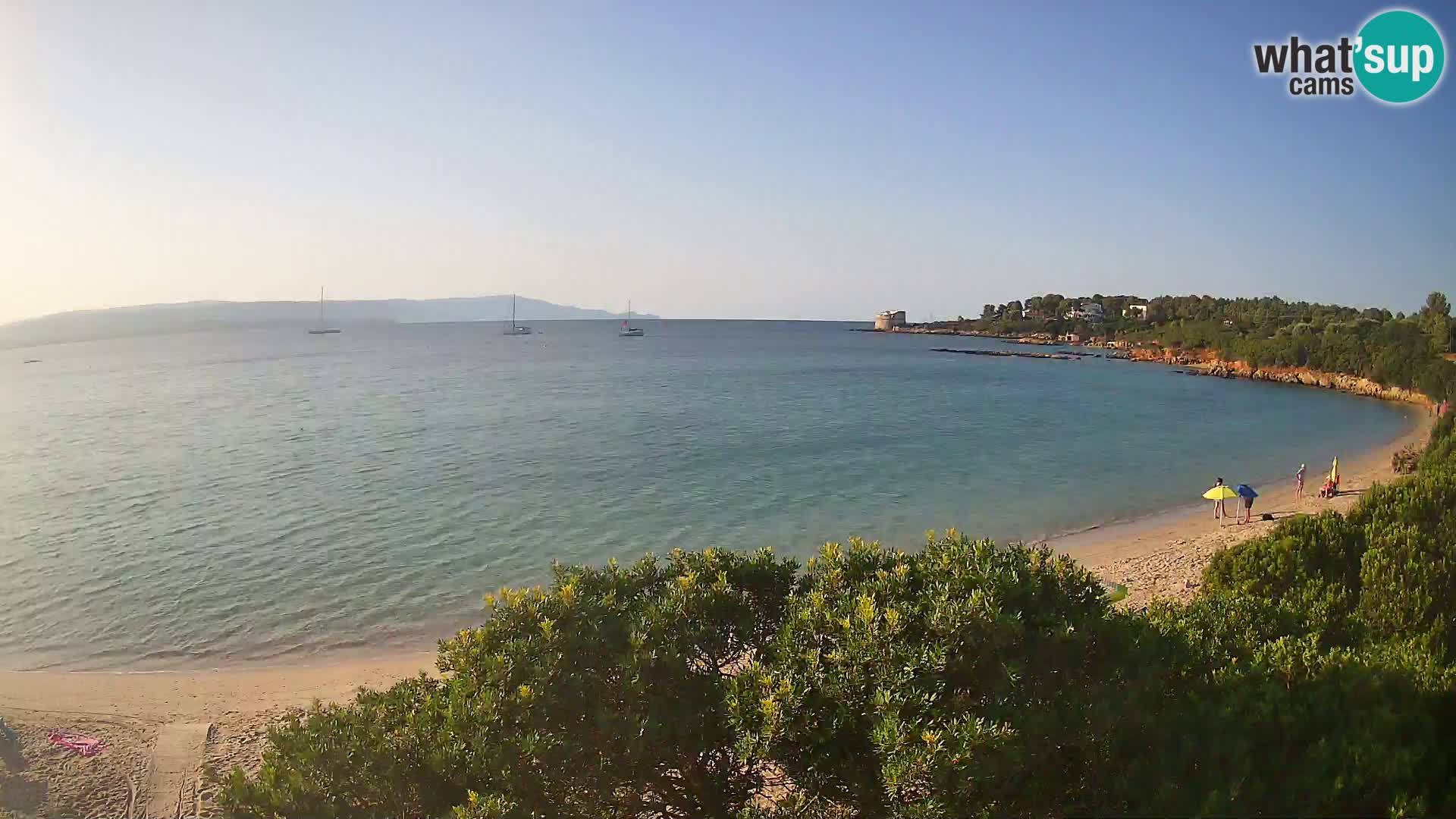 Webcam Lazzaretto Strand | Alghero | Sardinien