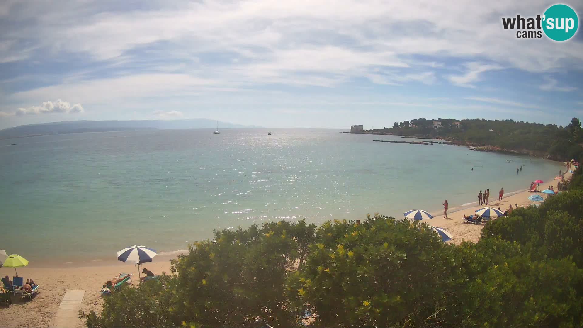 Webcam Lazzaretto beach | Alghero | Sardinia