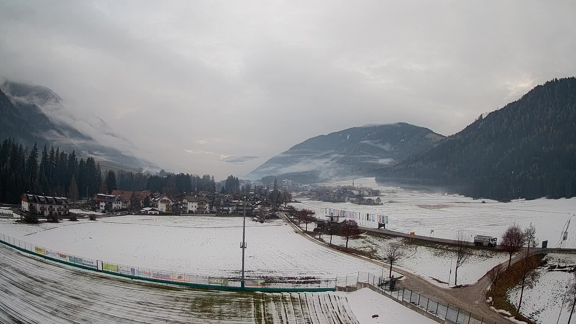 Webcam Niederrasen / Kronplatz – Vista en directo desde el Valle de Anterselva