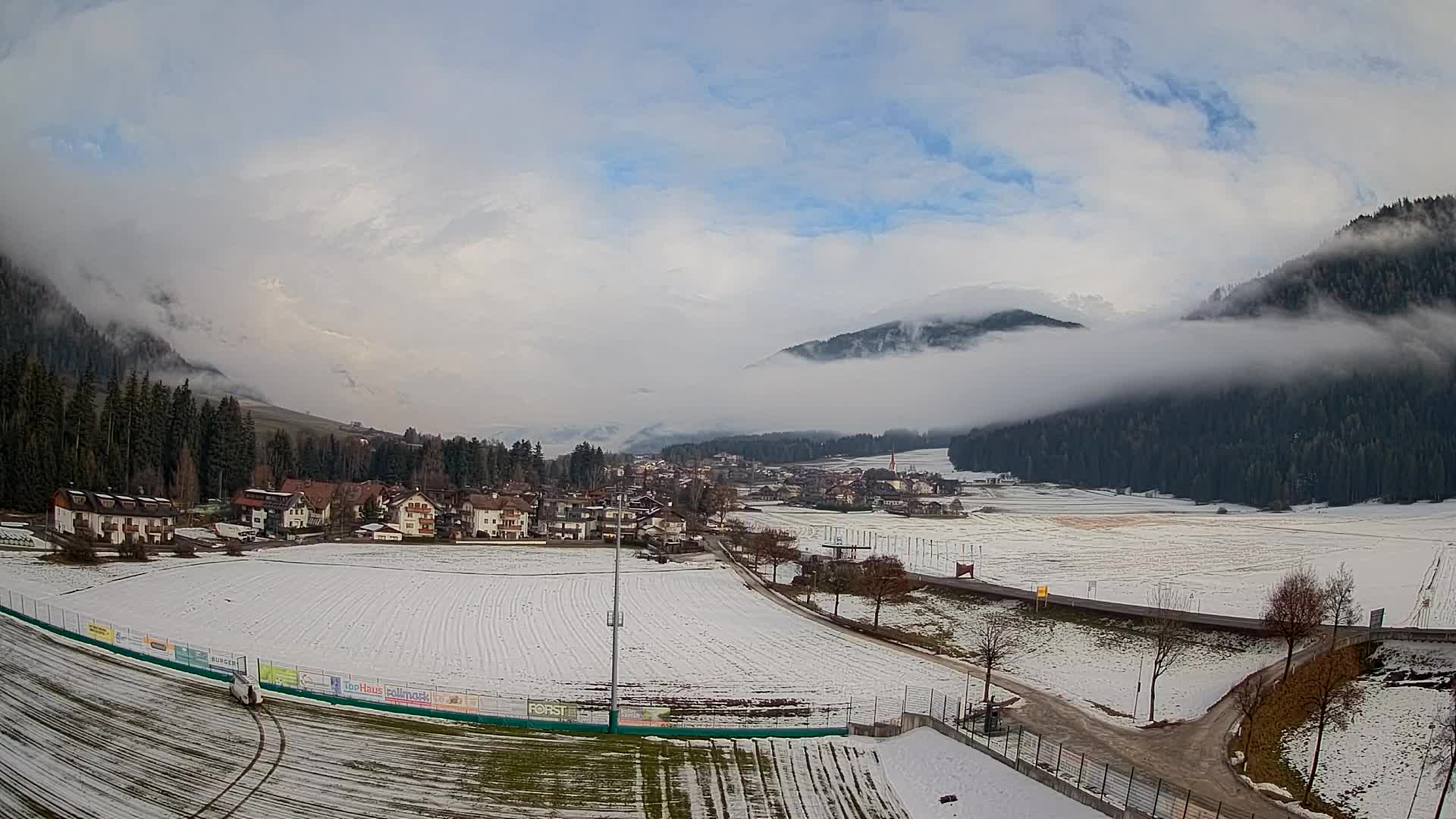 Webcam Niederrasen / Kronplatz – Vista en directo desde el Valle de Anterselva