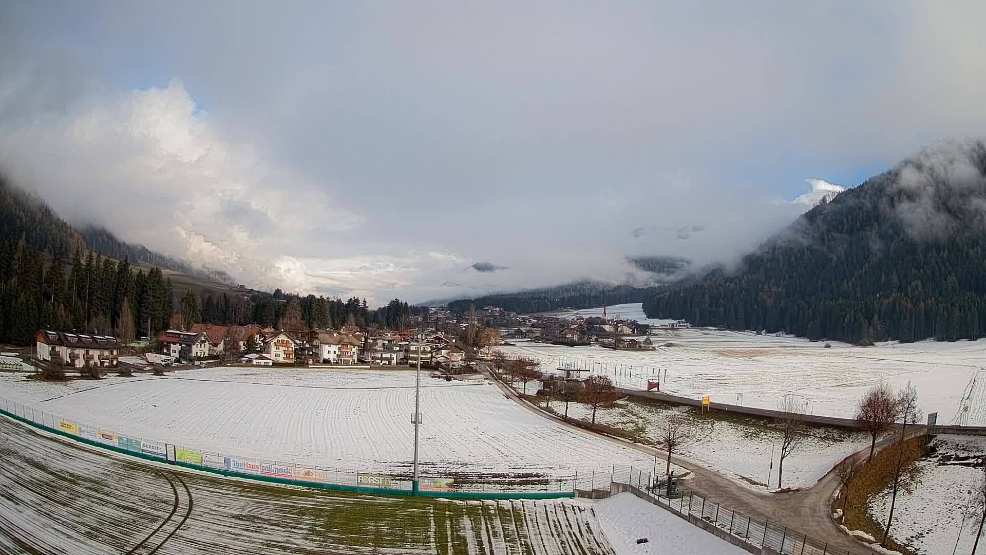Webcam Niederrasen / Kronplatz – Vista en directo desde el Valle de Anterselva