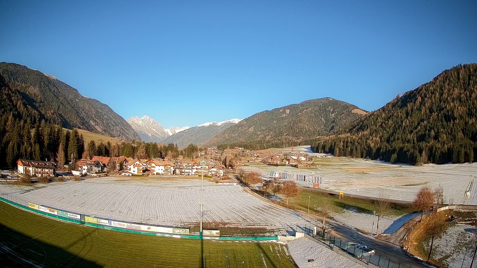 Webcam Niederrasen / Kronplatz – Vista en directo desde el Valle de Anterselva