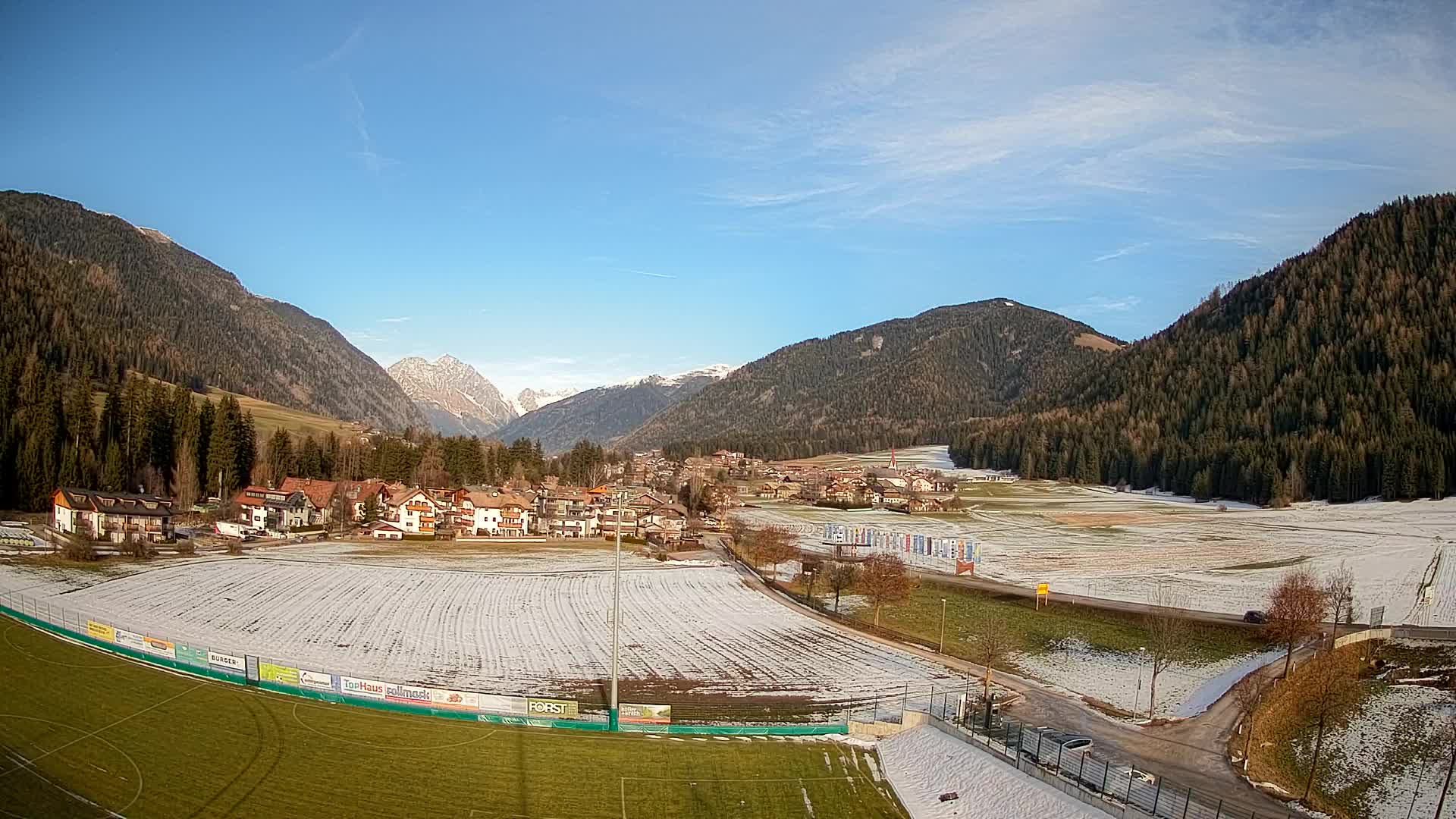Webcam Niederrasen / Kronplatz – Vista en directo desde el Valle de Anterselva