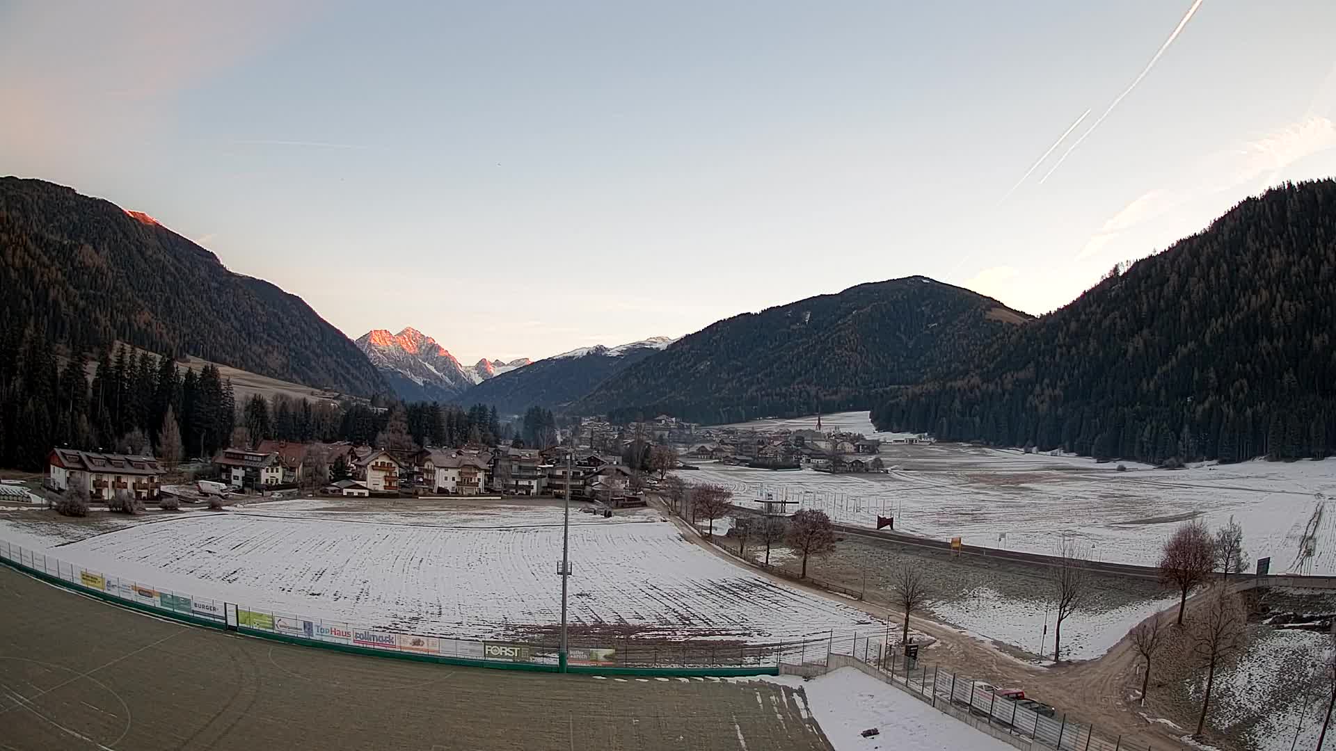 Webcam Niederrasen / Kronplatz – Vista en directo desde el Valle de Anterselva