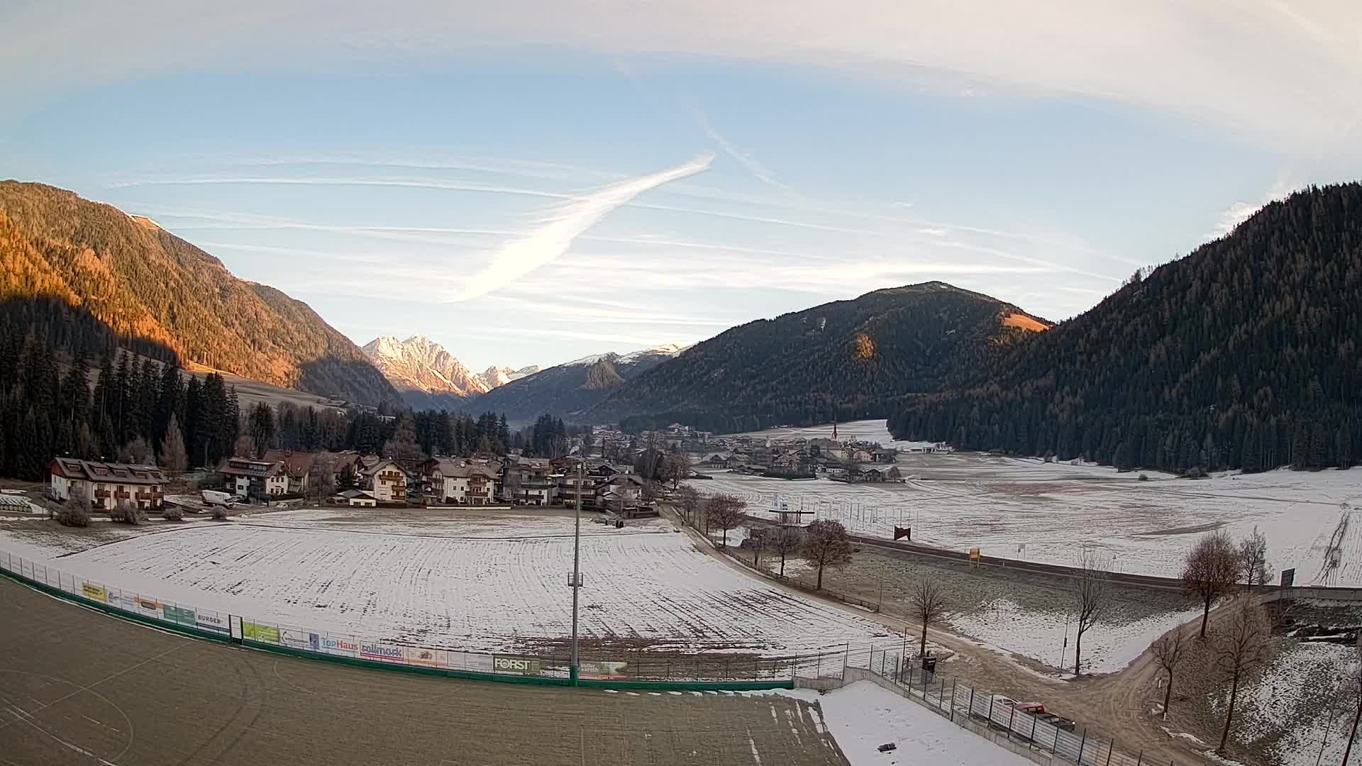 Webcam Niederrasen / Kronplatz – Vista en directo desde el Valle de Anterselva