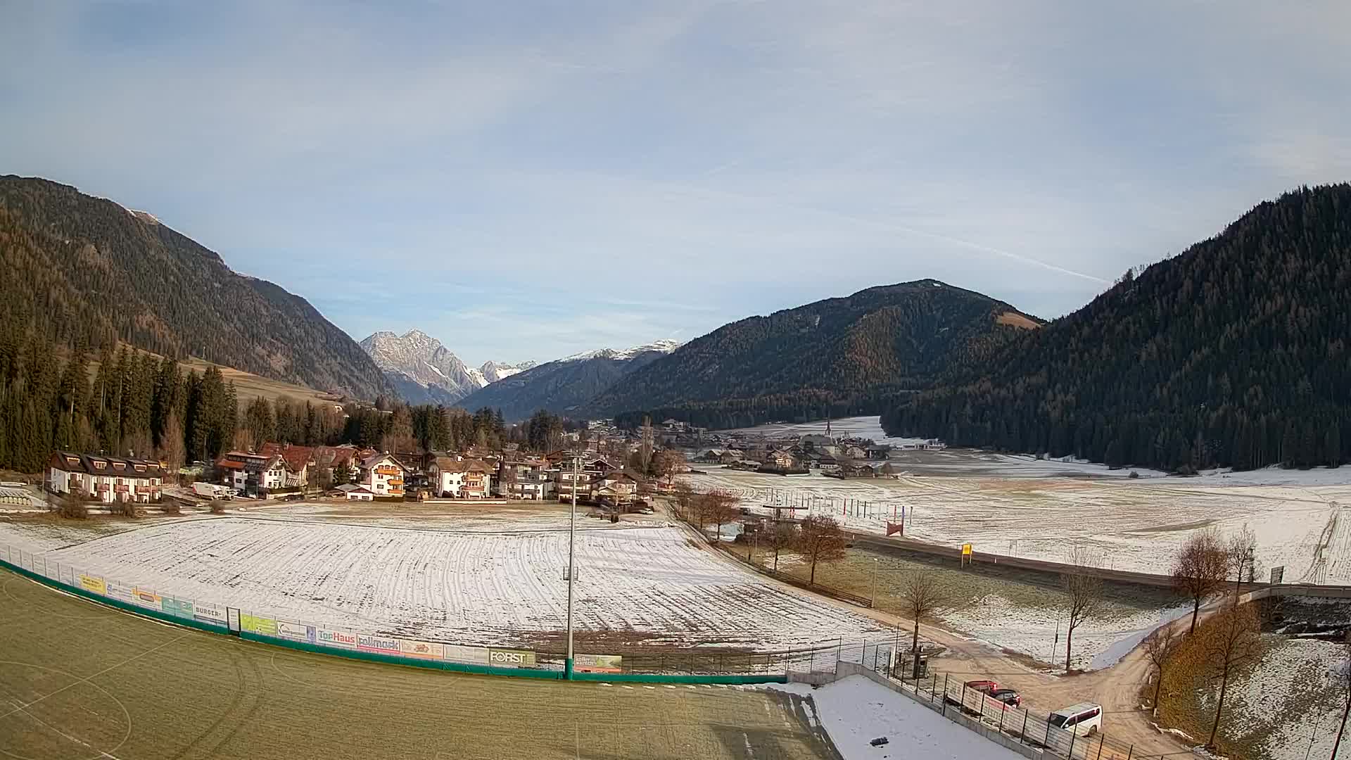 Webcam Niederrasen / Kronplatz – Vista en directo desde el Valle de Anterselva