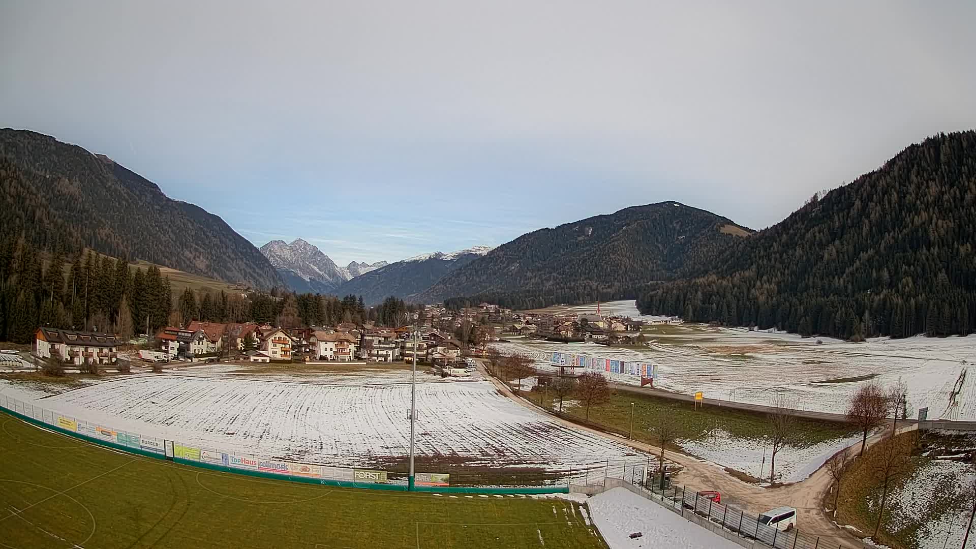 Webcam Niederrasen / Kronplatz – Vista en directo desde el Valle de Anterselva
