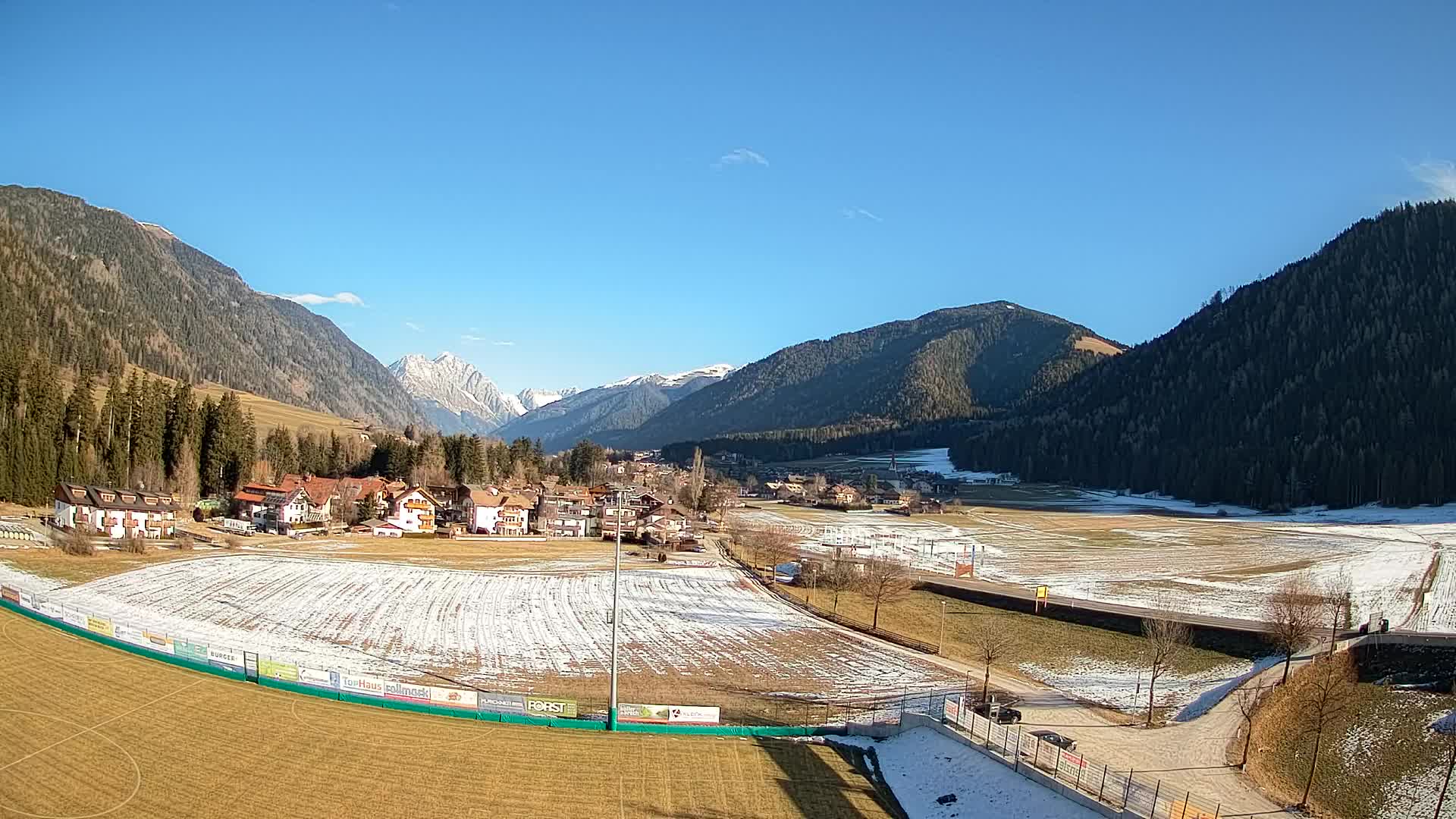 Webcam Niederrasen / Kronplatz – Vista en directo desde el Valle de Anterselva