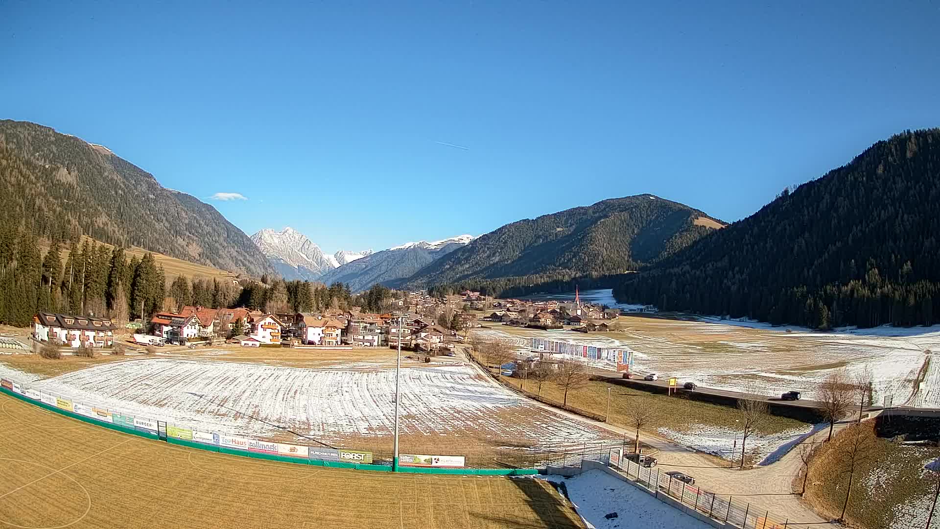 Webcam Niederrasen / Kronplatz – Vista en directo desde el Valle de Anterselva