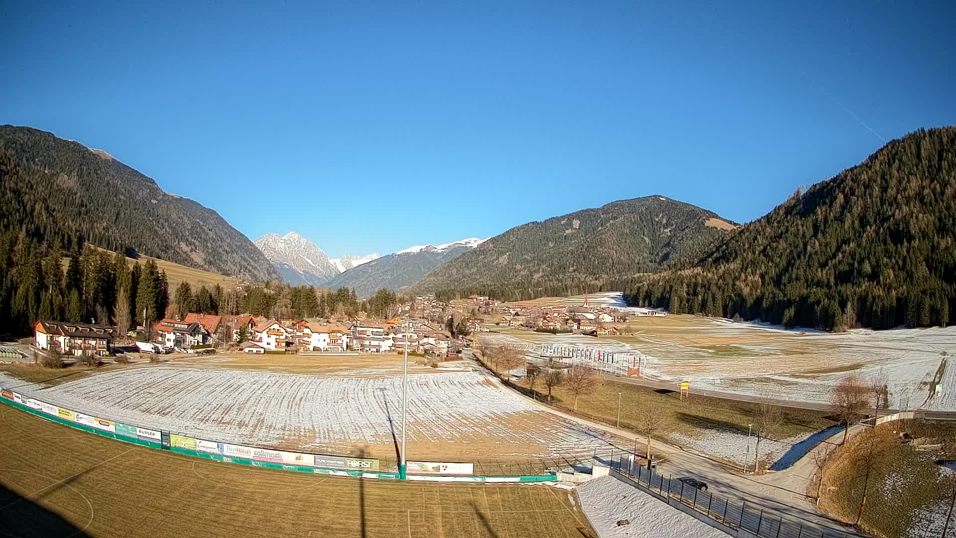 Webcam Niederrasen / Kronplatz – Vista en directo desde el Valle de Anterselva