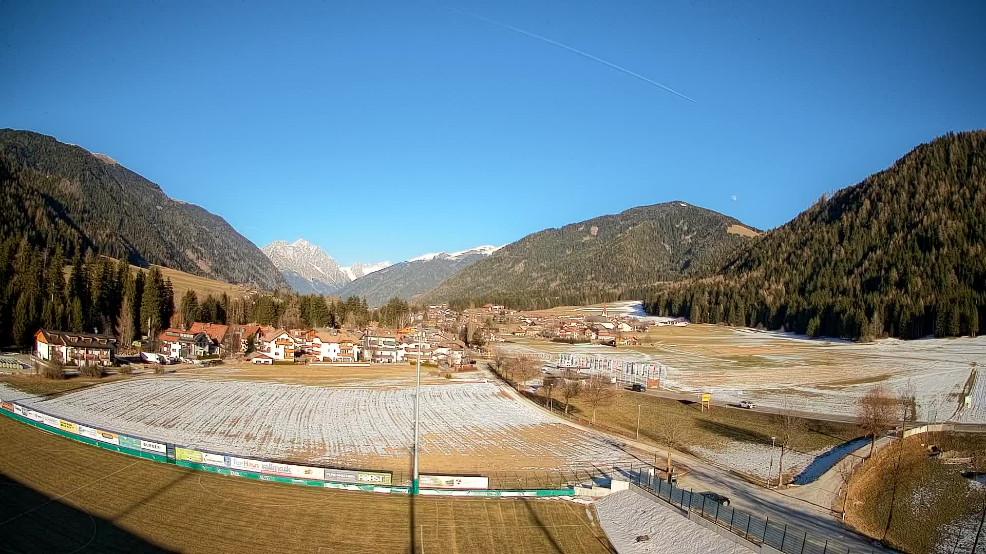 Webcam Niederrasen / Kronplatz – Vista en directo desde el Valle de Anterselva