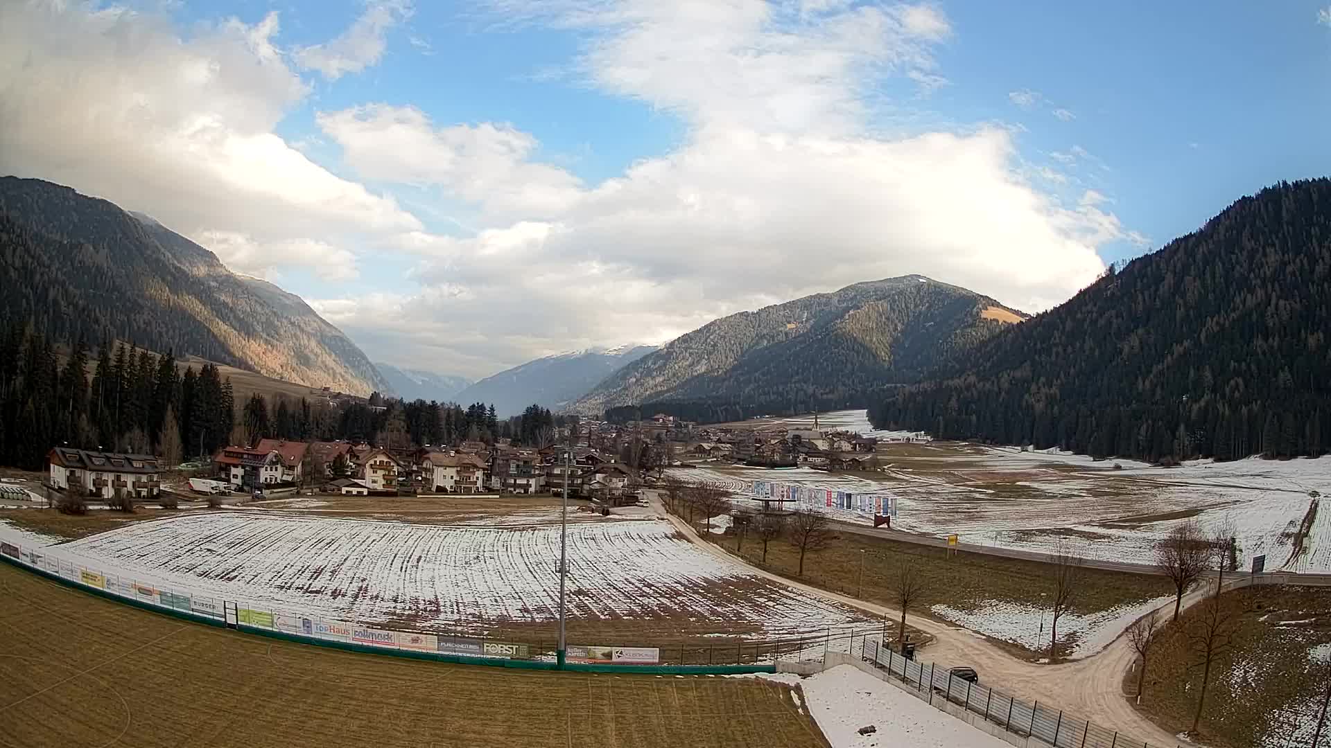 Webcam Niederrasen / Kronplatz – Vista en directo desde el Valle de Anterselva